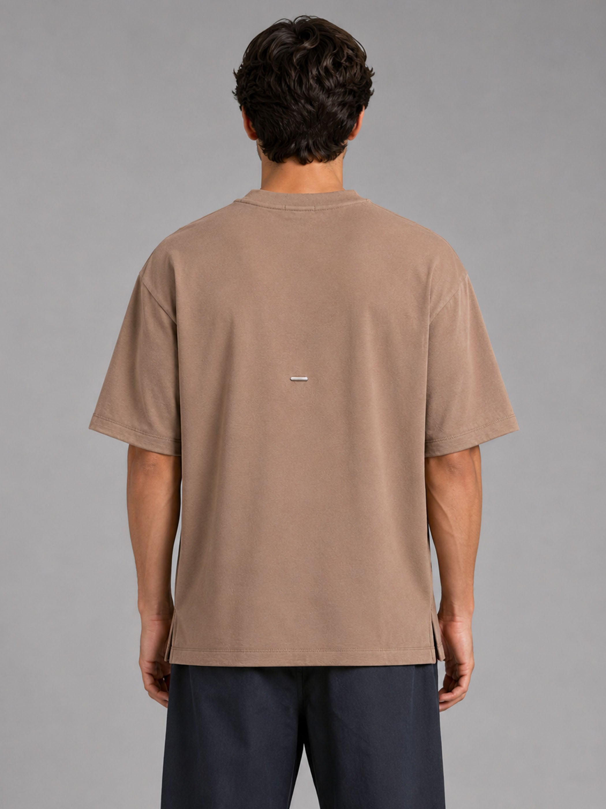 חולצת טישירט קצרה וויב Over Shirt Back Metal גברים