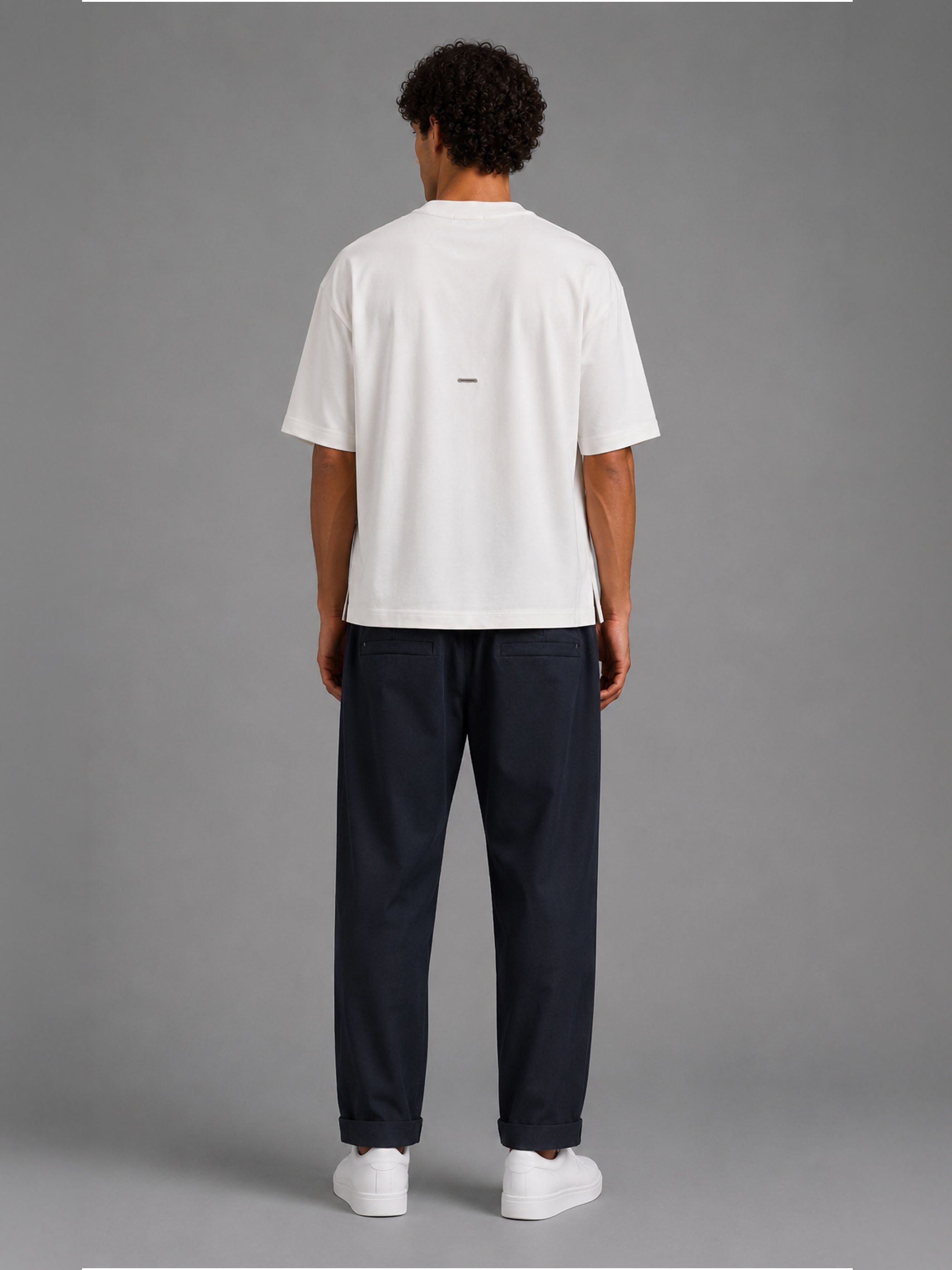 חולצת טישירט קצרה וויב Over Shirt Back Metal גברים