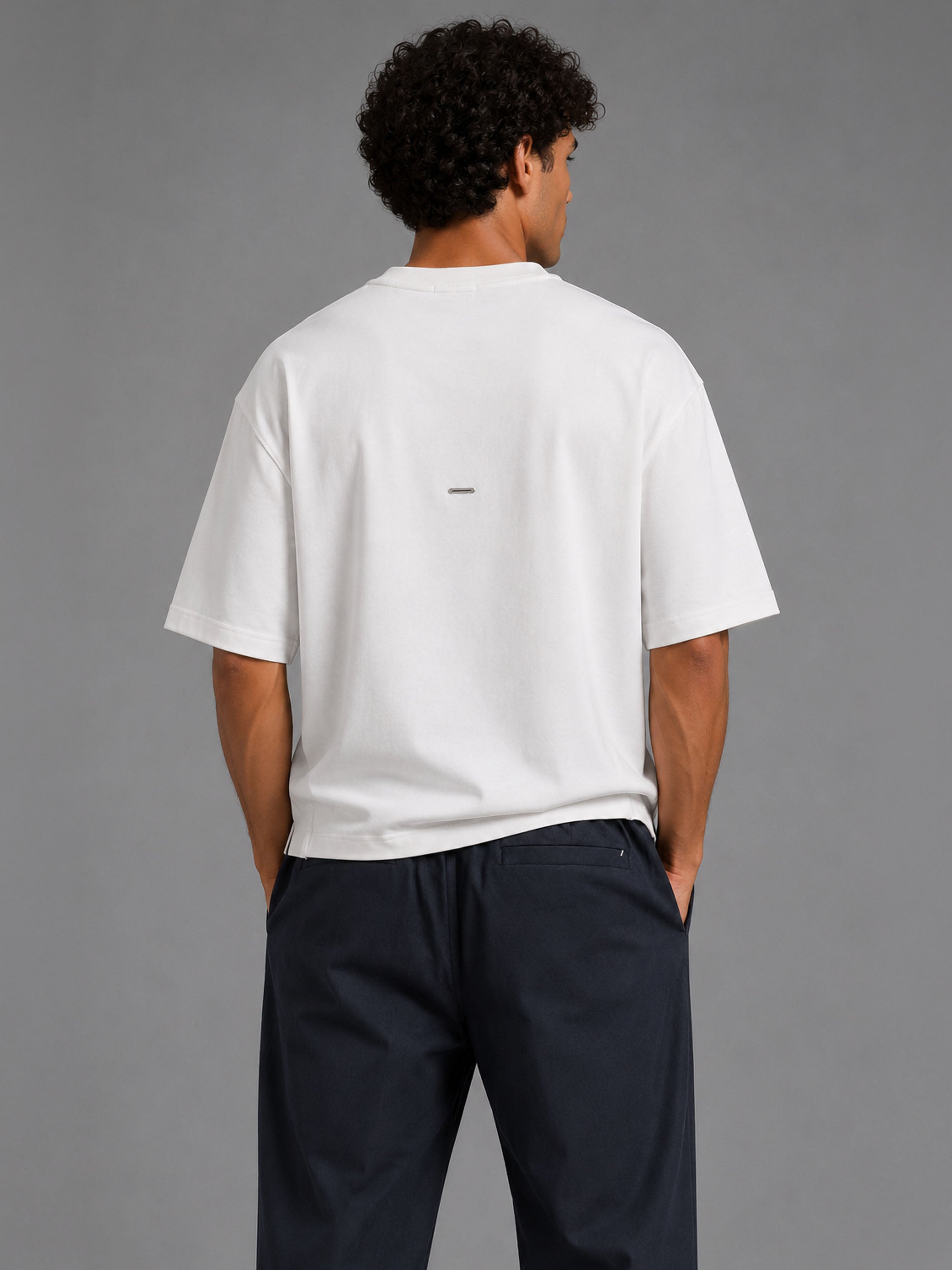 חולצת טישירט קצרה וויב Over Shirt Back Metal גברים