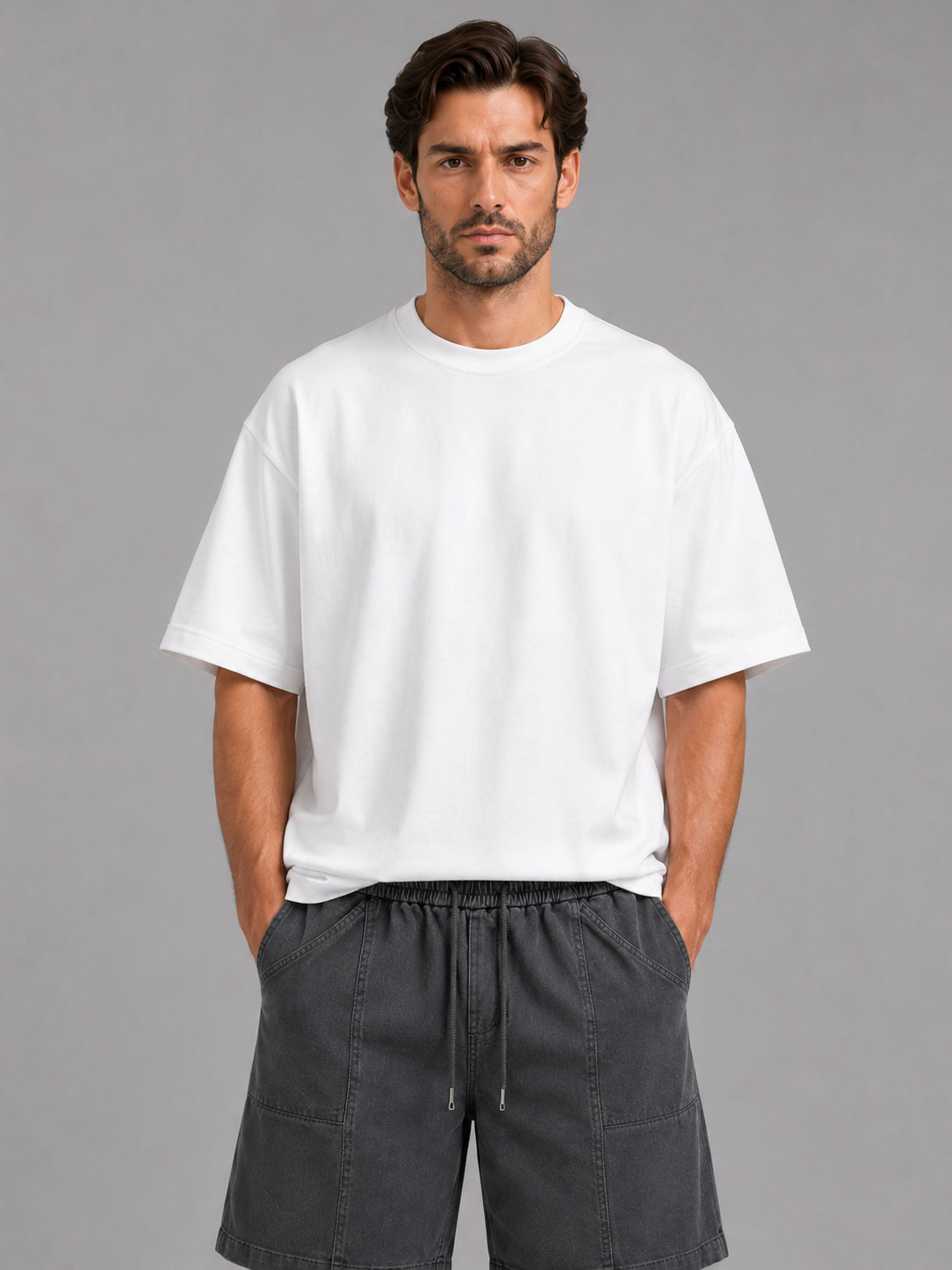 חולצת טישירט קצרה וויב Over Shirt Classic גברים