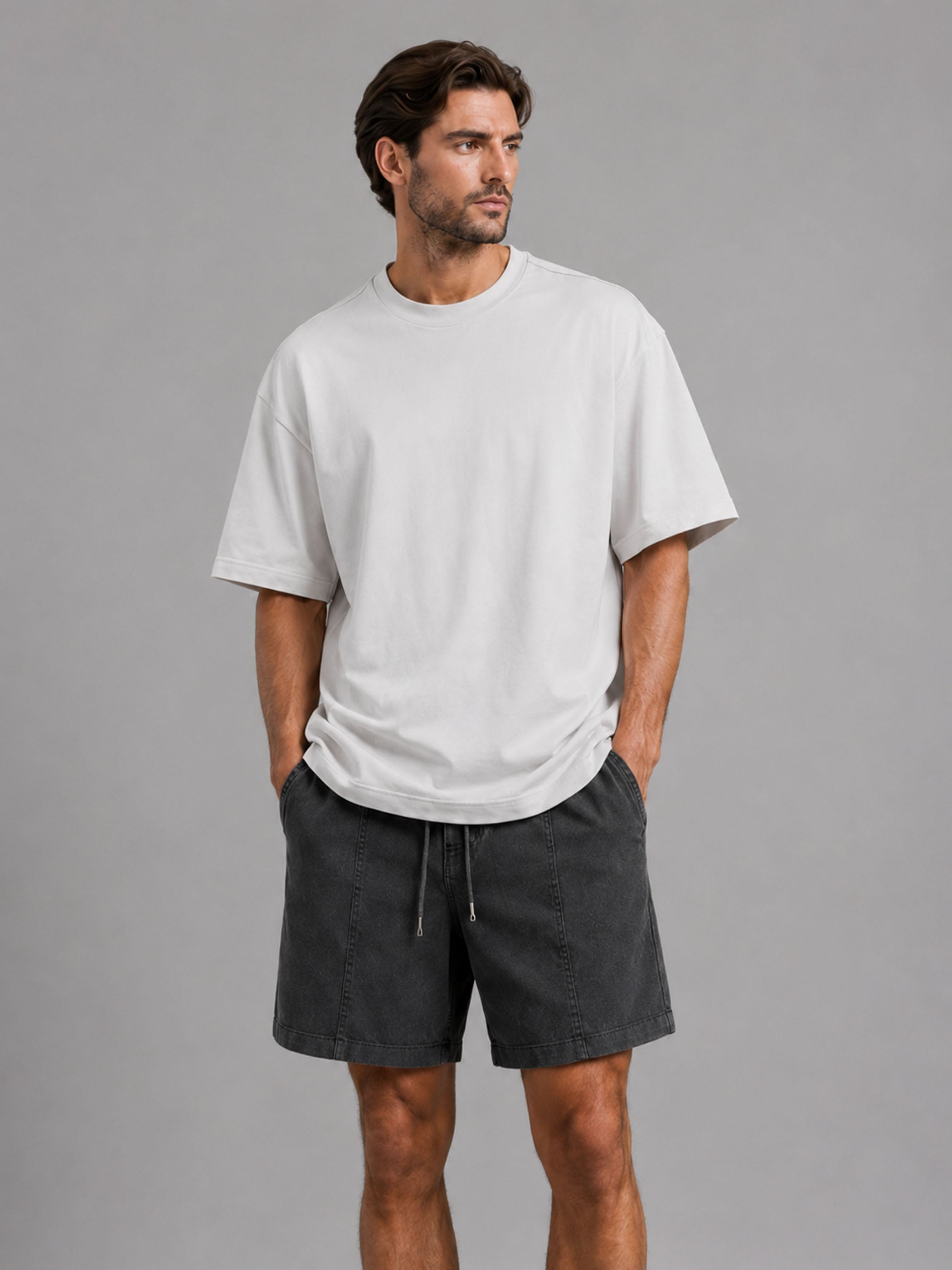 חולצת טישירט קצרה וויב Over Shirt Classic גברים