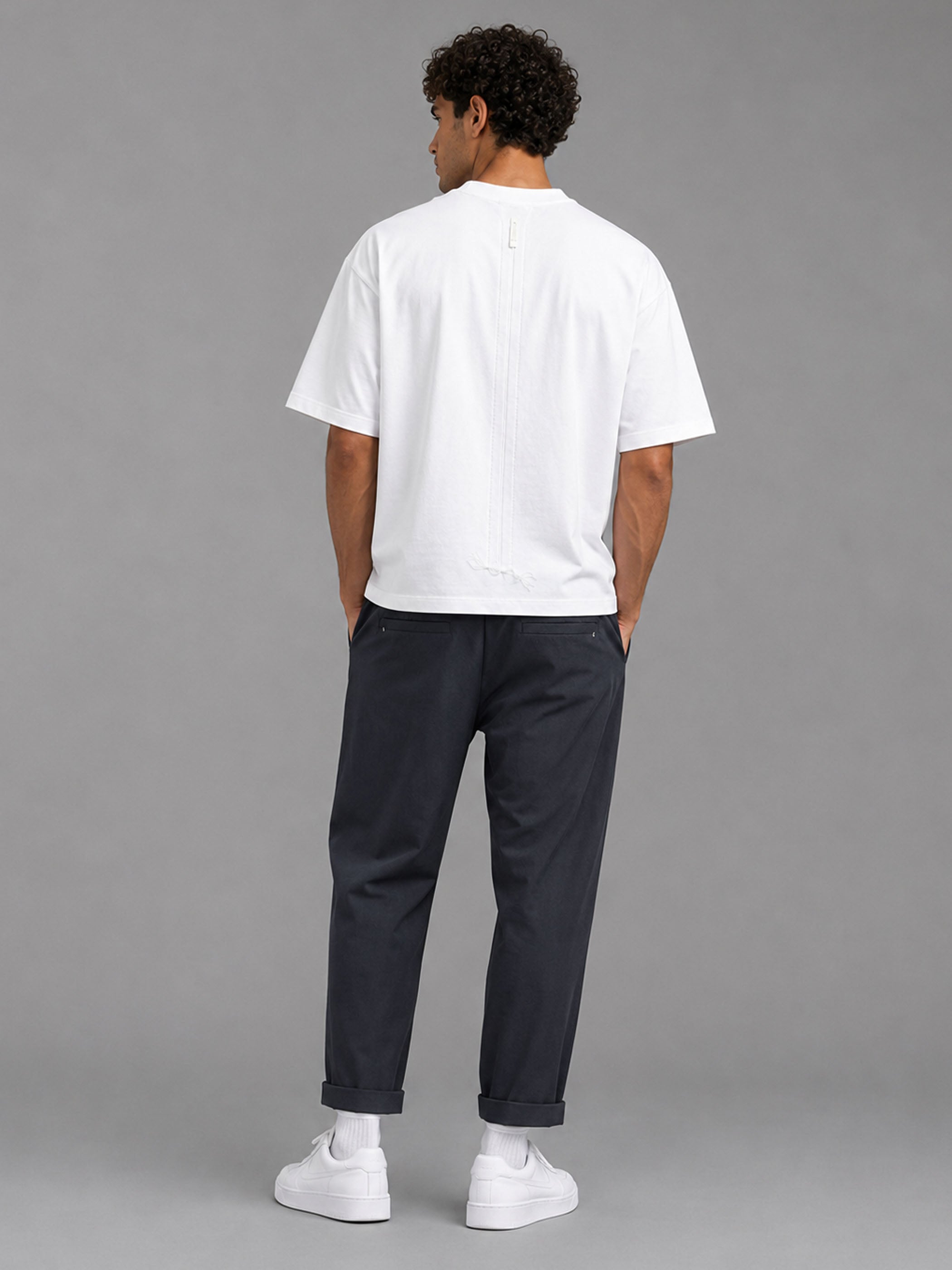 חולצת טישירט קצרה וויב Over Shirt Label גברים