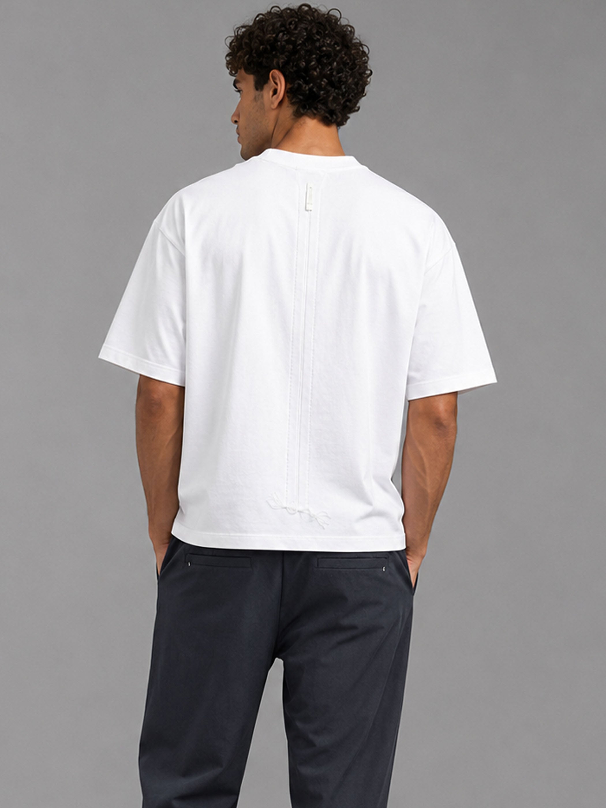 חולצת טישירט קצרה וויב Over Shirt Label גברים