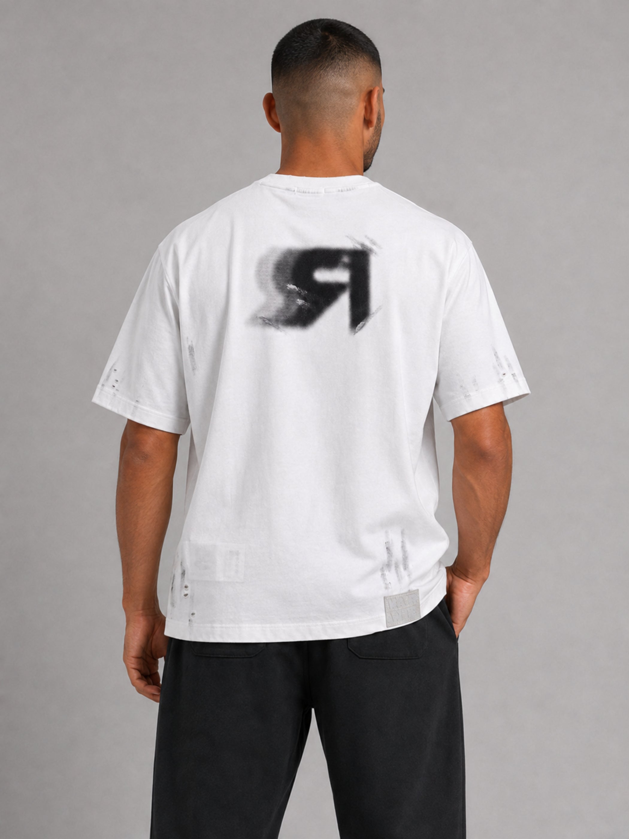 חולצת טישירט קצרה וויב R Logo גברים