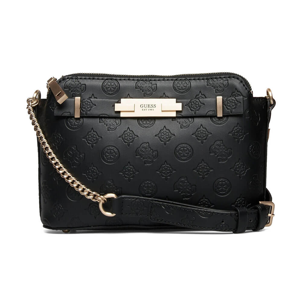תיק צד Guess נשים Bea Double Zip Crossbody
