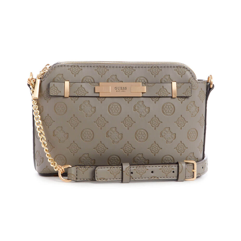 תיק צד Guess נשים Bea Double Zip Crossbody