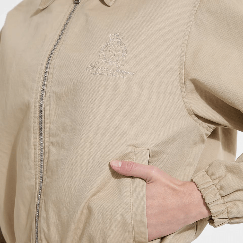 ג'קט Guess Embroidered Bomber נשים