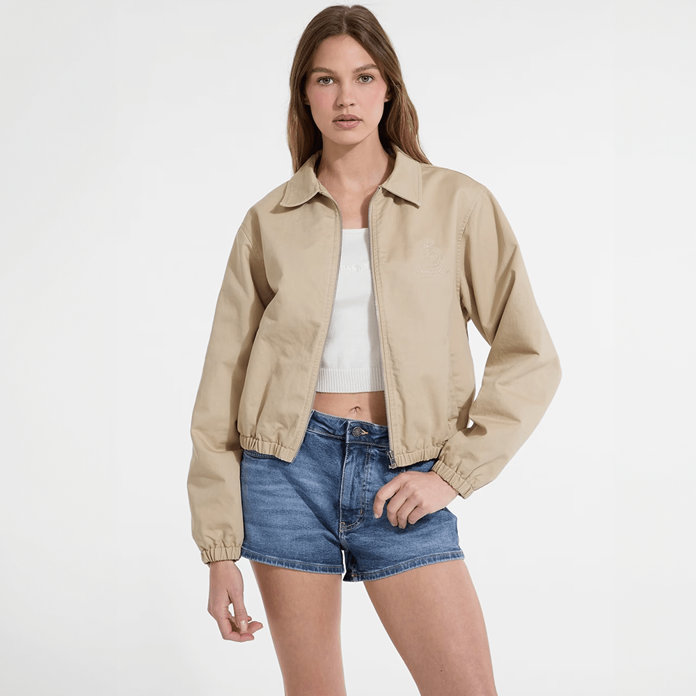 ג'קט Guess Embroidered Bomber נשים