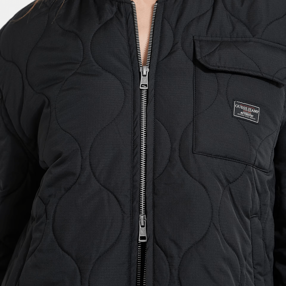 ג'קט Guess Quilted Puffer נשים