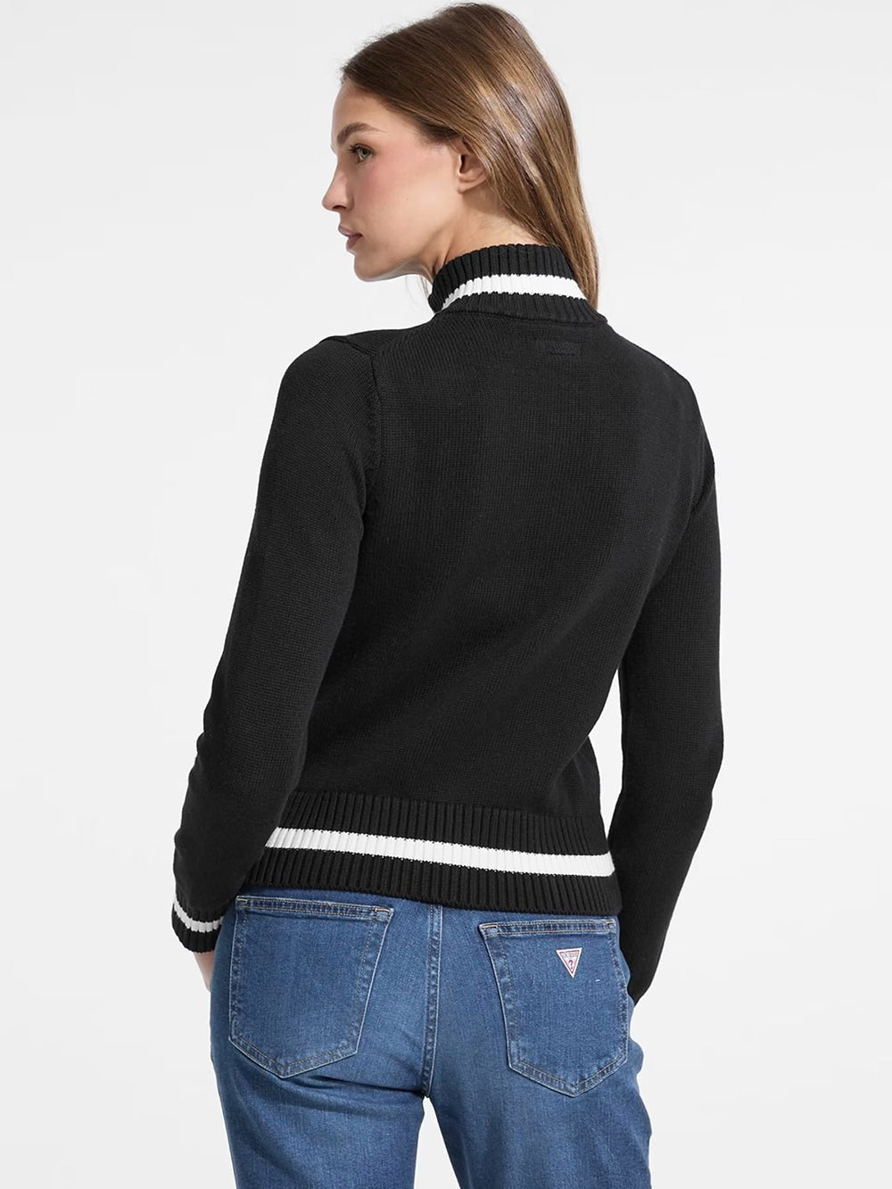 ג'קט Guess Full Zip Logo נשים