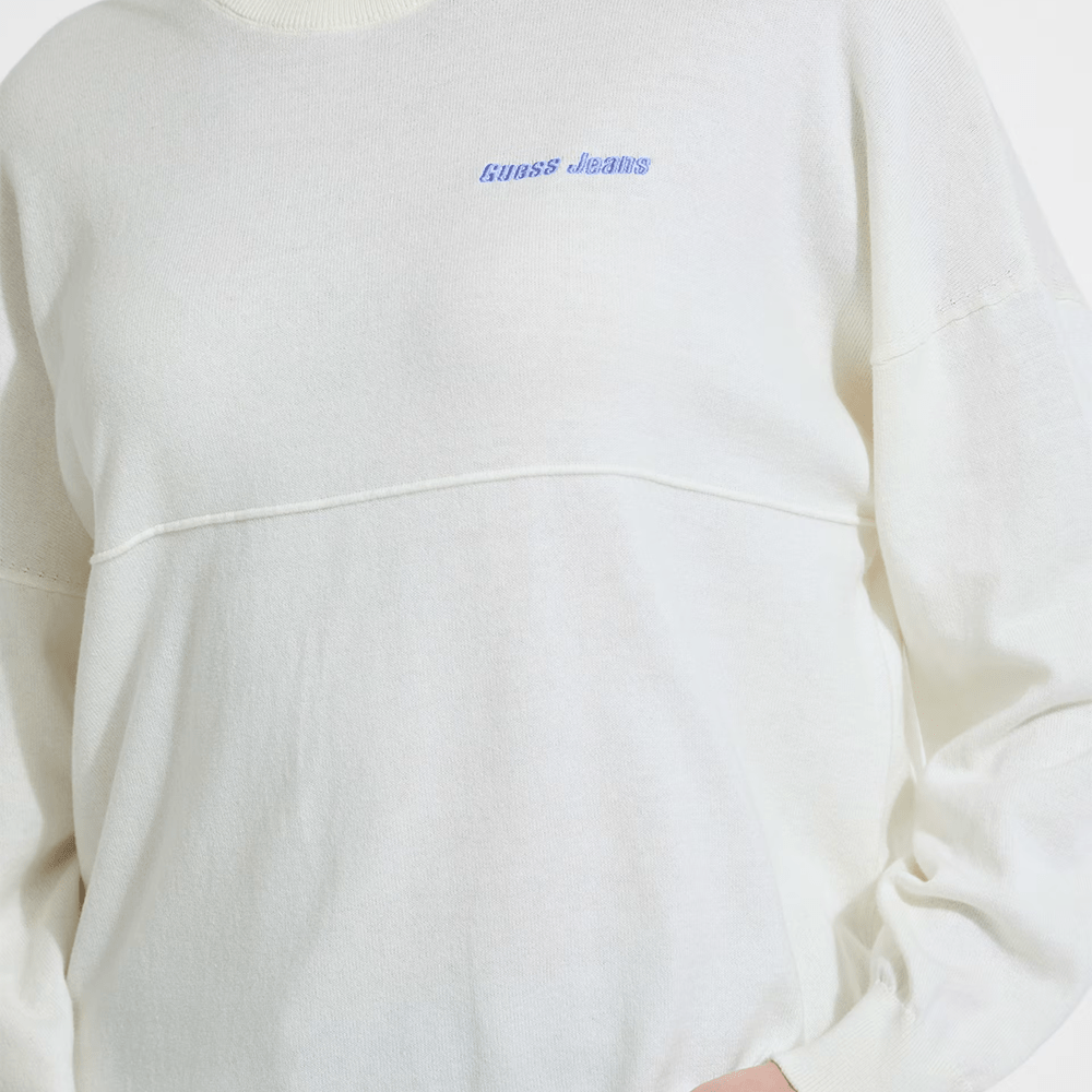 סווטשירט Guess Logo Crewneck נשים