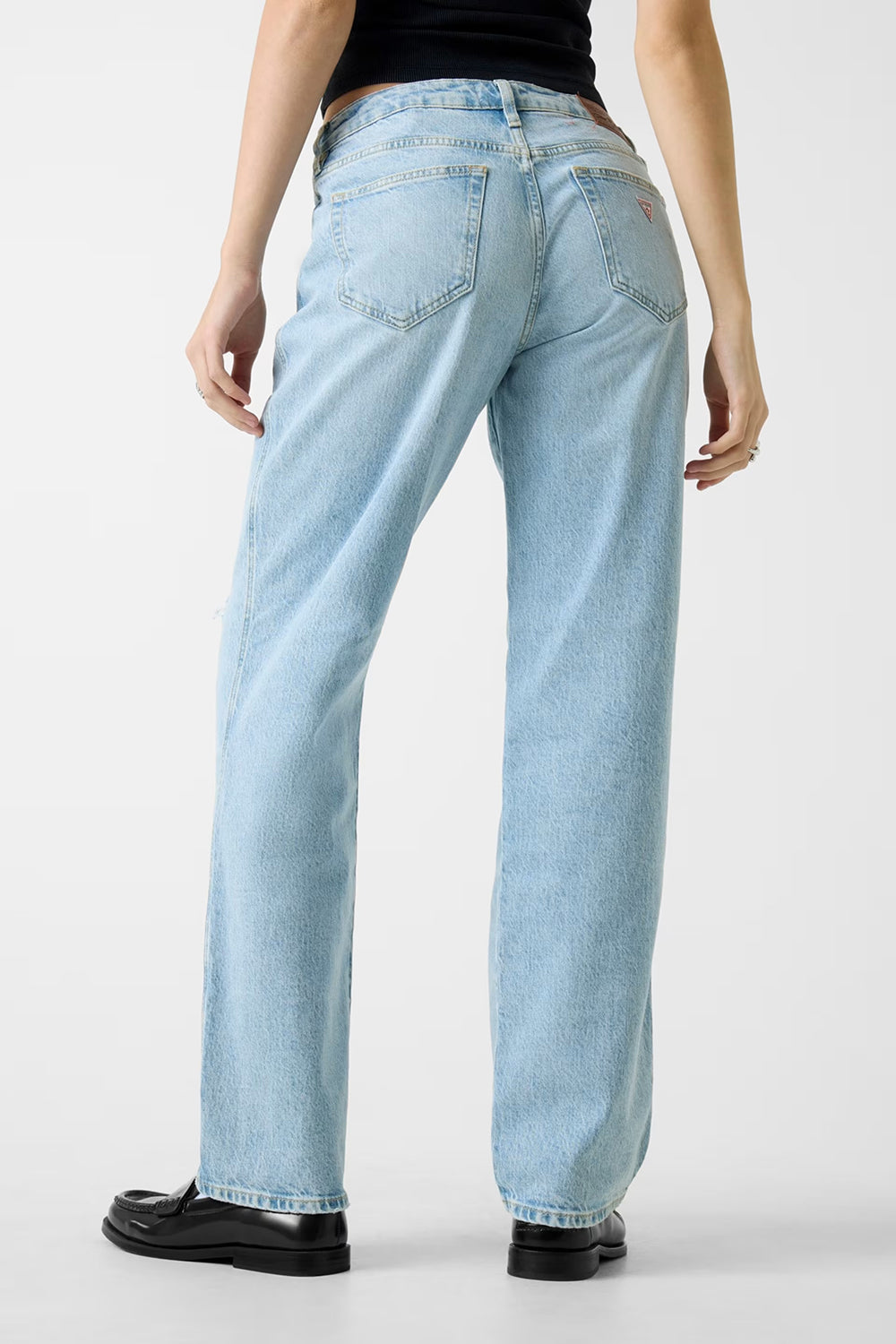 ג'ינס Guess Estroyed Straight-Leg Boyfriend נשים