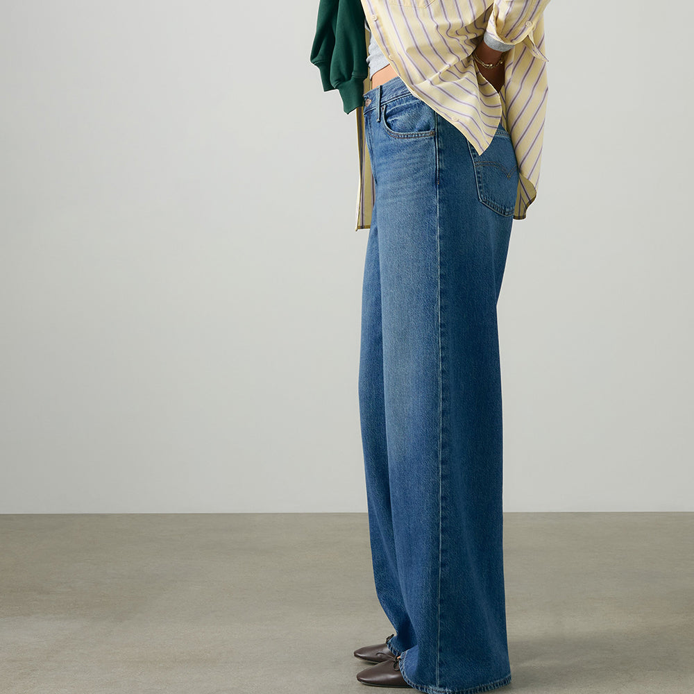 ג'ינס ליוויס Cinch Wide Leg נשים