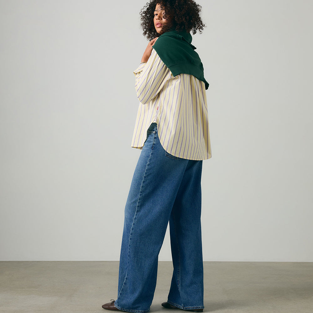 ג'ינס ליוויס Cinch Wide Leg נשים