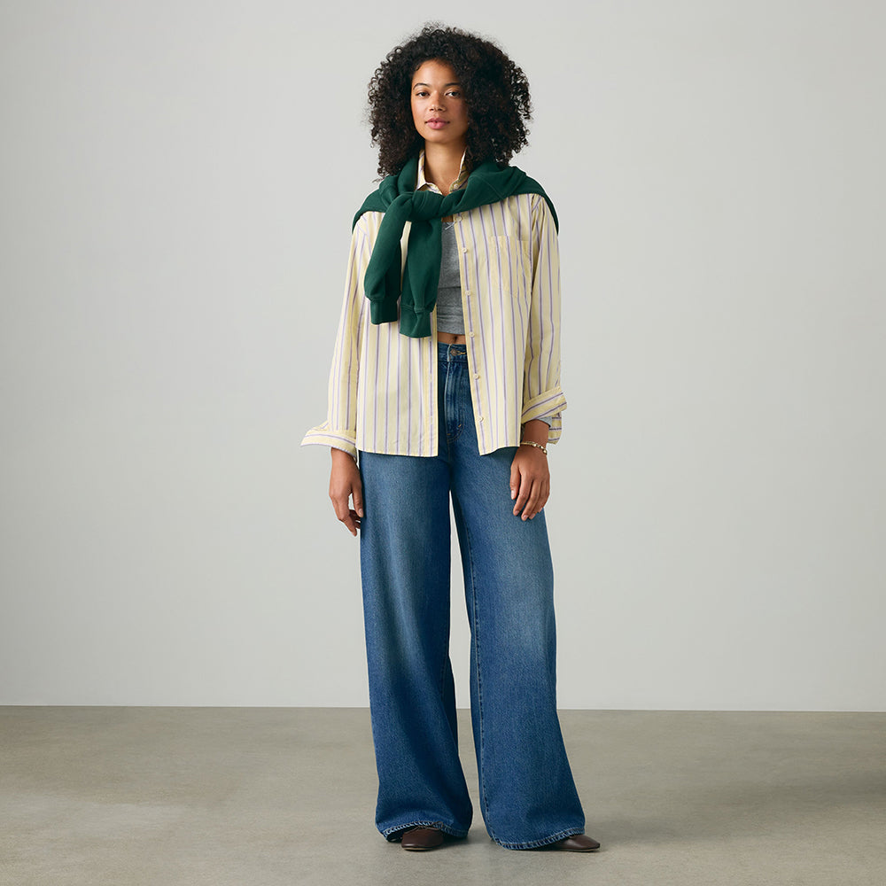 ג'ינס ליוויס Cinch Wide Leg נשים