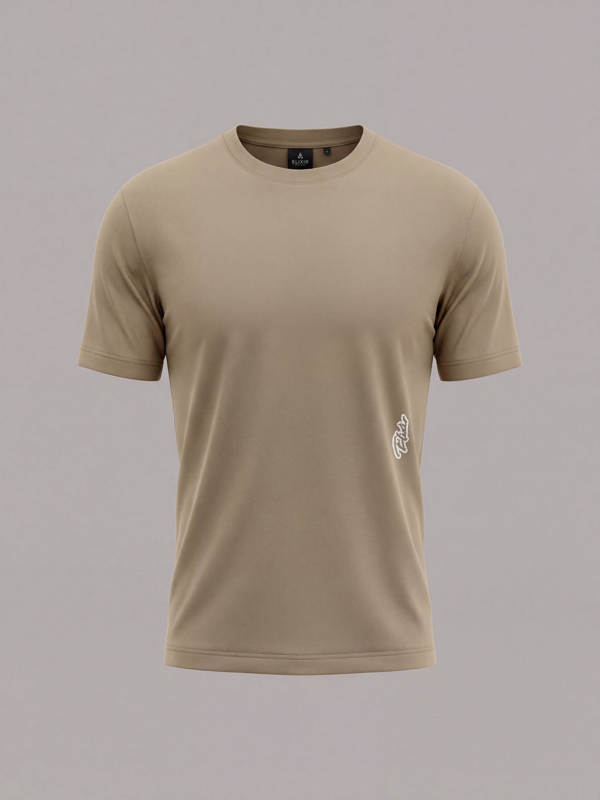 חולצת טישירט קצרה אליקסיר Basic Logo Signature גברים