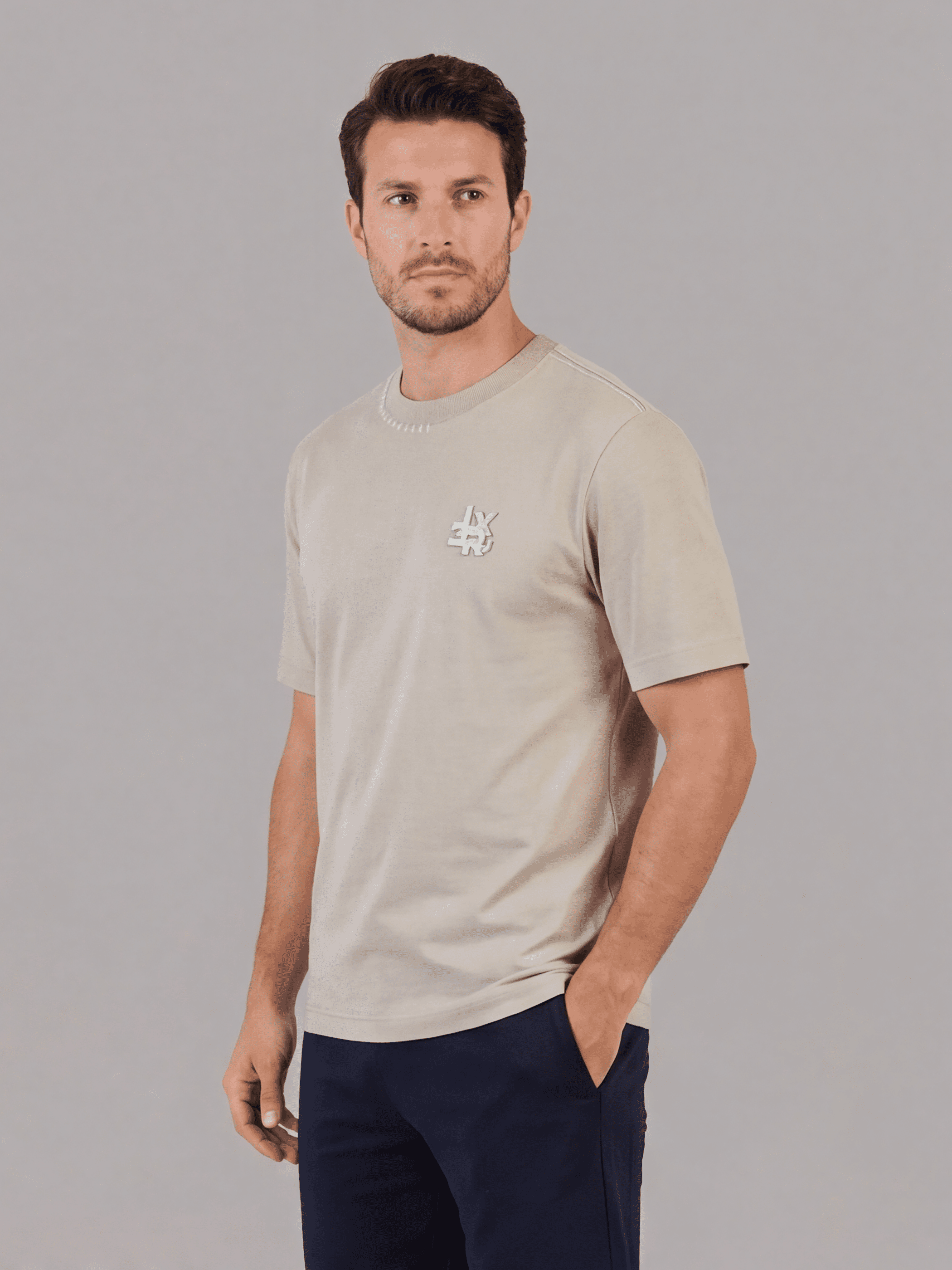 חולצת טישירט קצרה אליקסיר Hand Sewing גברים