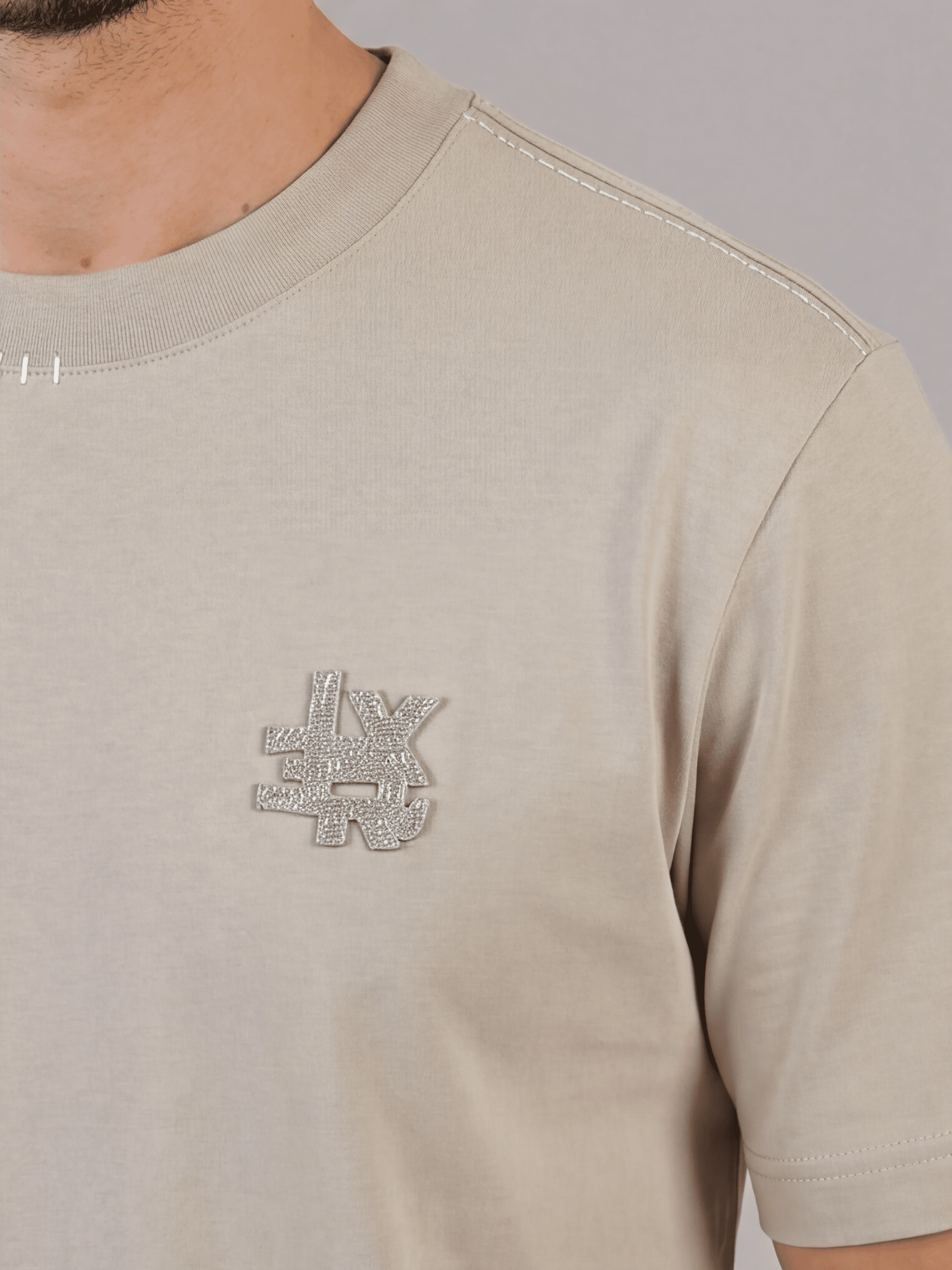 חולצת טישירט קצרה אליקסיר Hand Sewing גברים