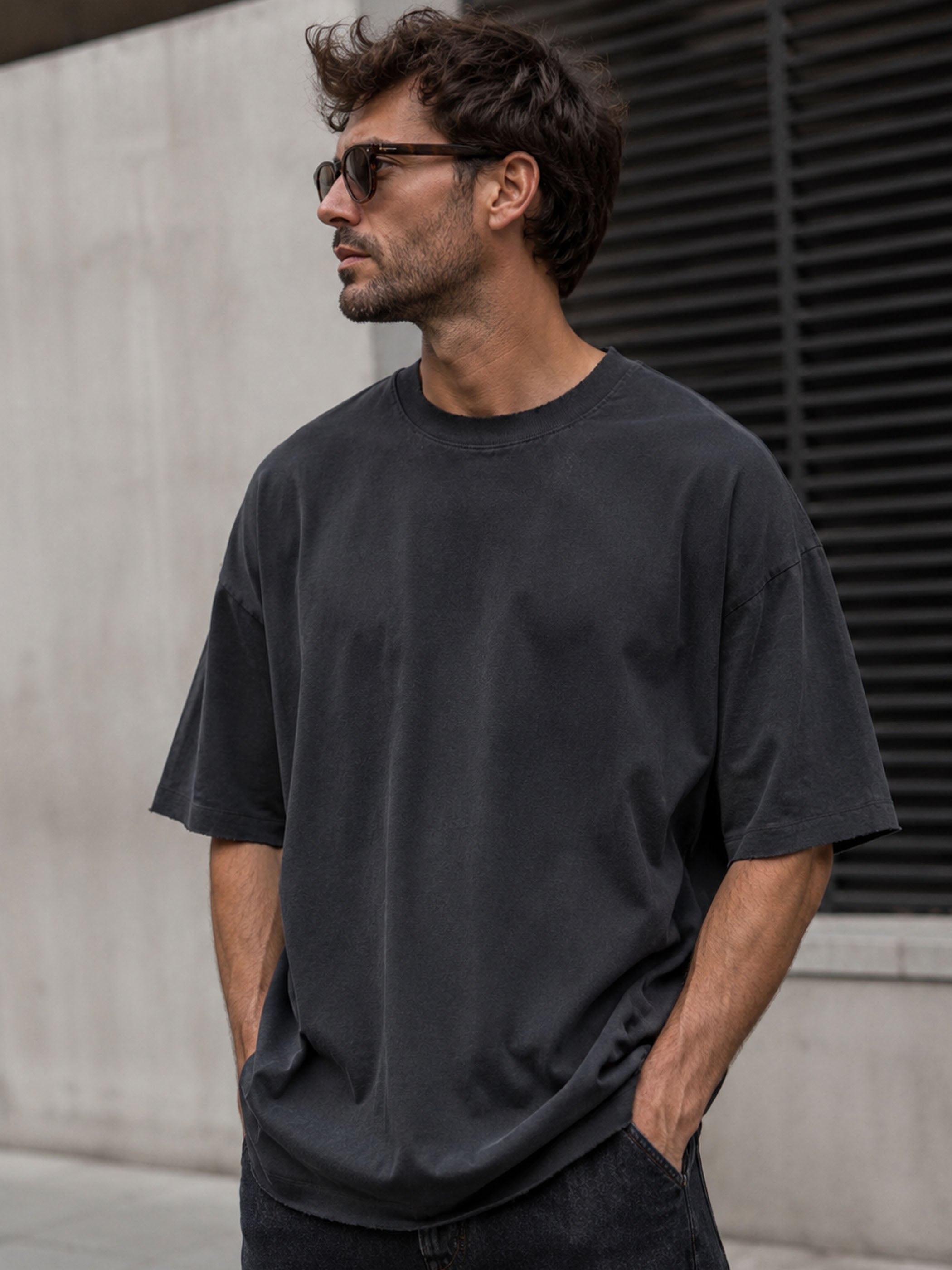חולצת טישירט קצרה אליקסיר Classic Oversize גברים