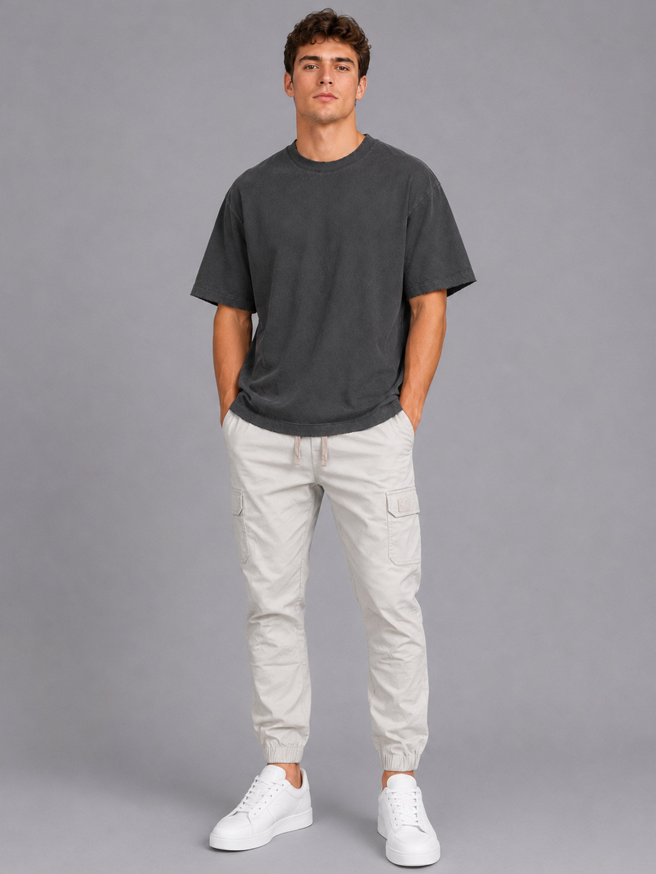 חולצת טישירט קצרה אליקסיר Classic Oversize גברים