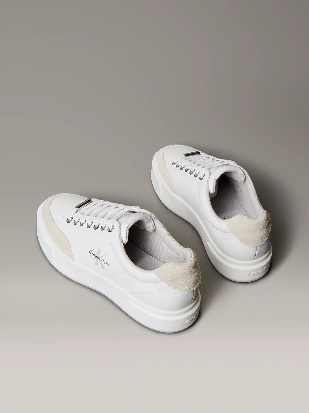 נעלי קלווין קליין Premier - Leather Signature Trainers נשים