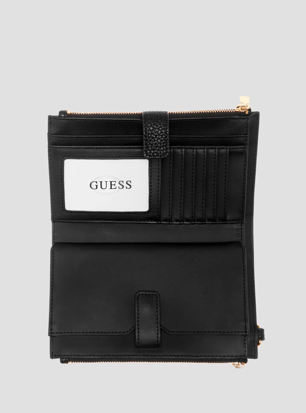 ארנק Guess Noelle Ii Slg Dbl Zip Organzr נשים - gus-ZG9672157-BLA-One-Size