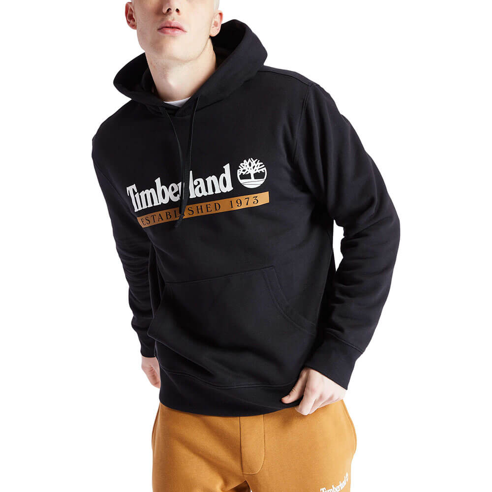 סווטשירט קפוצ'ון טימברלנד עם הדפס לוגו גברים