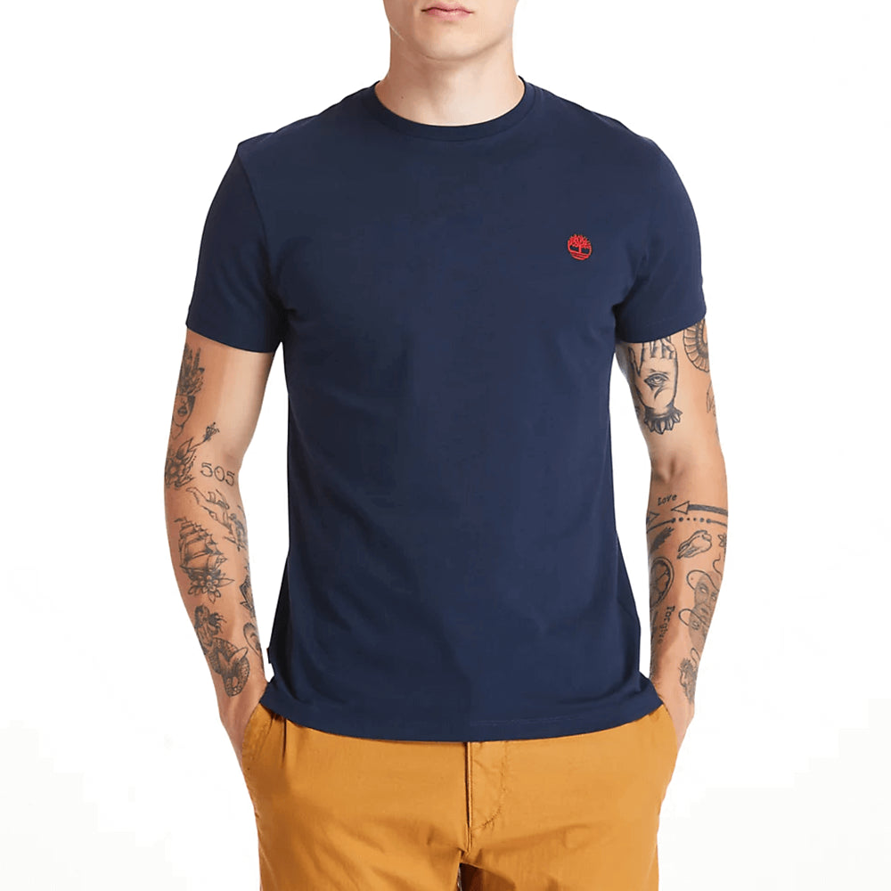 חולצת טישרט טימברלנד קצרה Dun-River Crew T Grape גברים