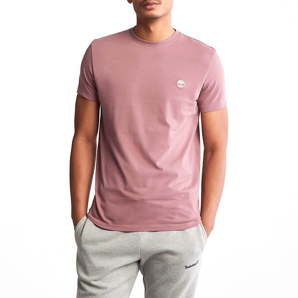 חולצת טישרט טימברלנד קצרה Dun-River Crew T Grape גברים