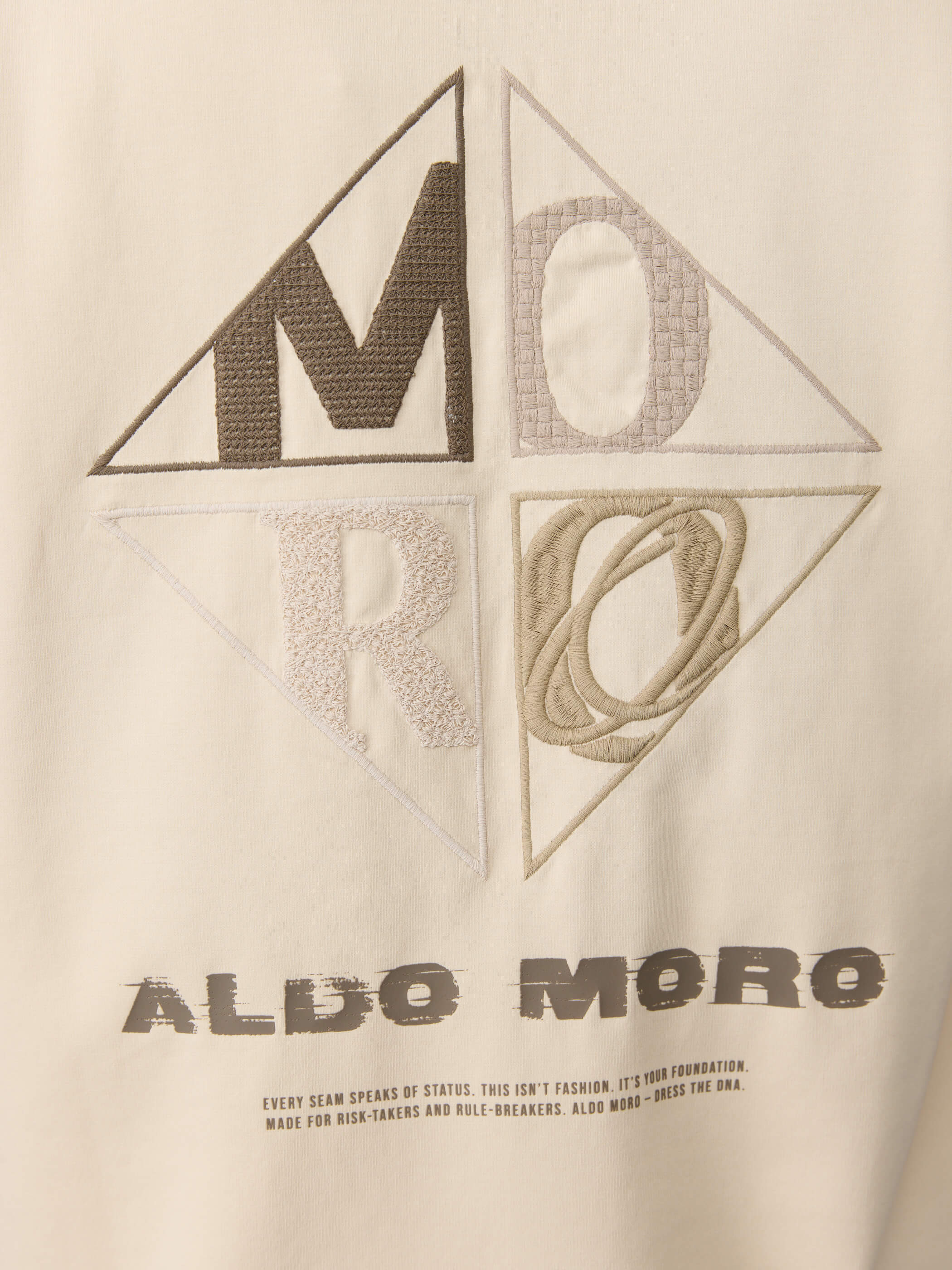 חולצת טישירט קצרה אלדו מורו Embroidered Rhombus גברים