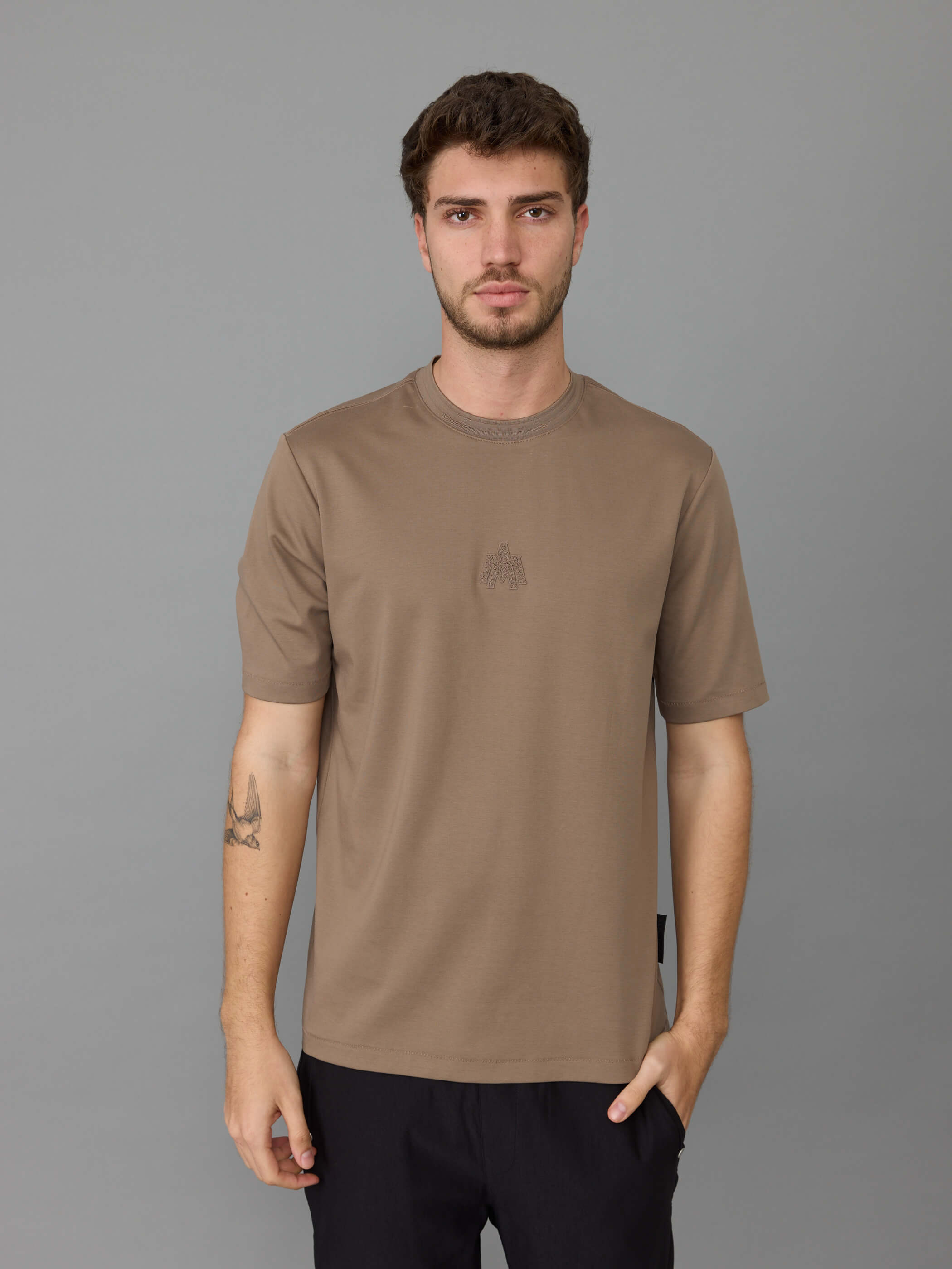 חולצת טישירט קצרה אלדו מורו Back Identity גברים