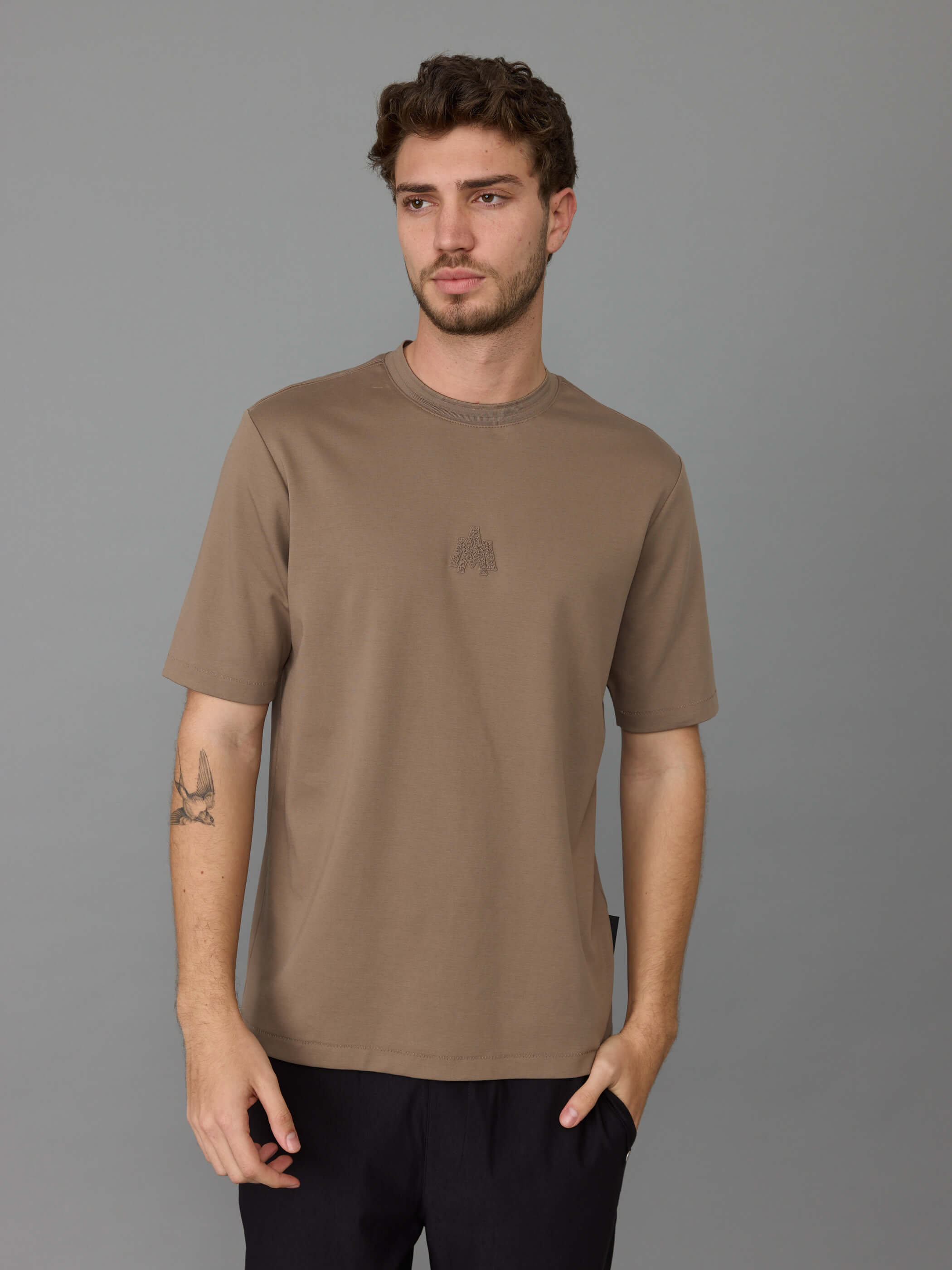 חולצת טישירט קצרה אלדו מורו Back Identity גברים