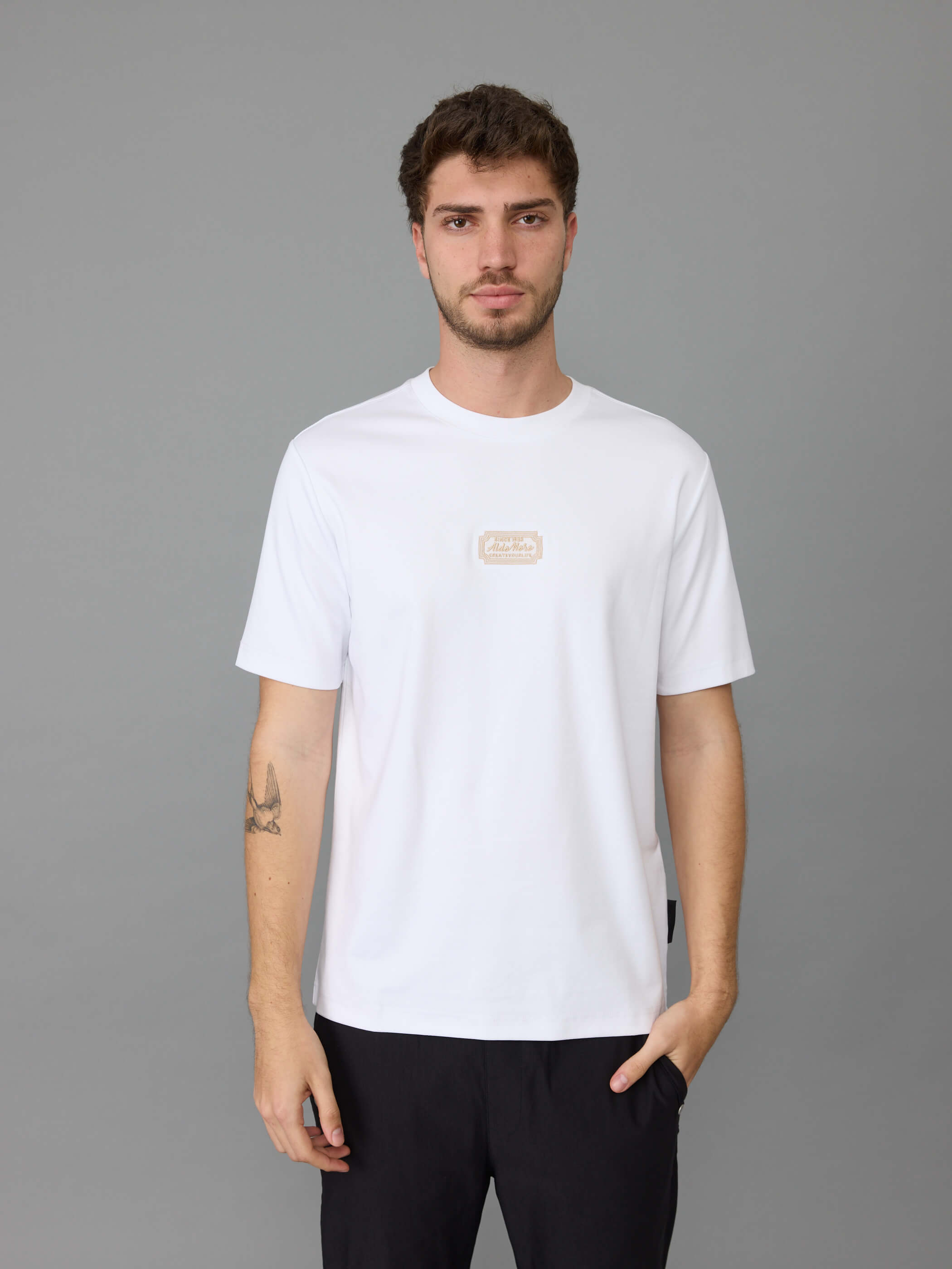 חולצת טישירט קצרה אלדו מורו Back Print גברים