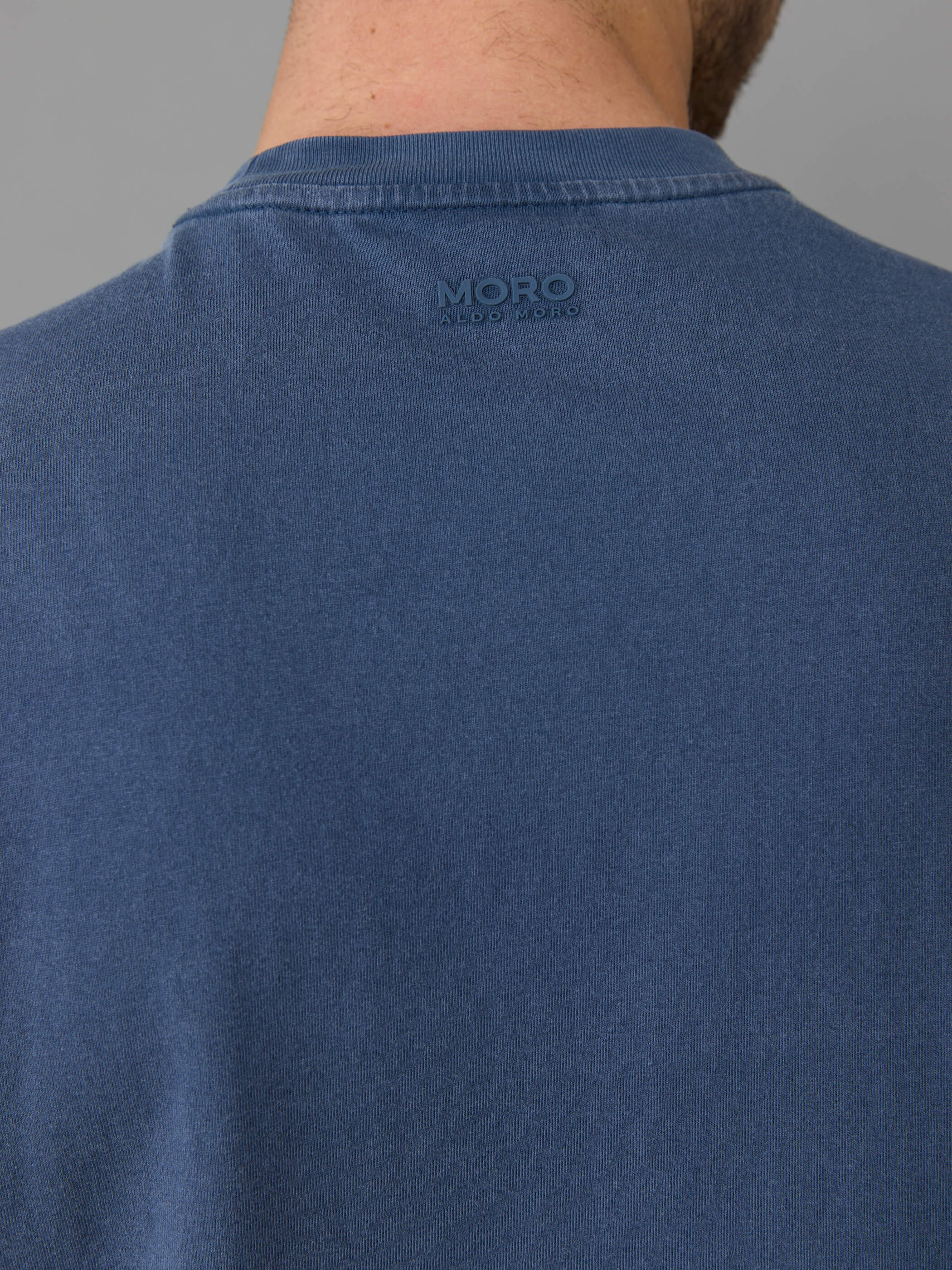חולצת טישירט קצרה אלדו מורו Velvet Logo גברים