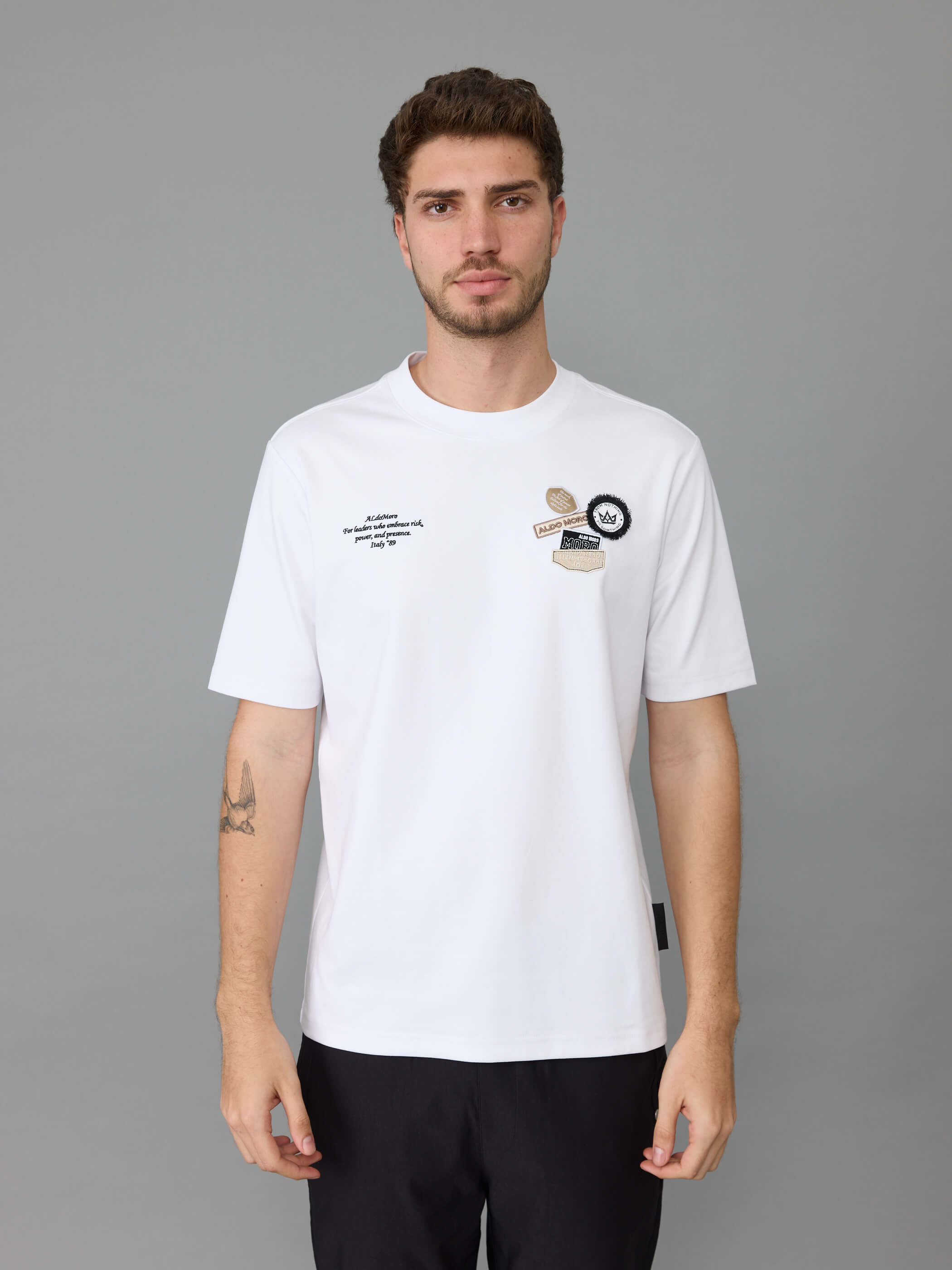 חולצת טישירט קצרה אלדו מורו Chest Patches גברים