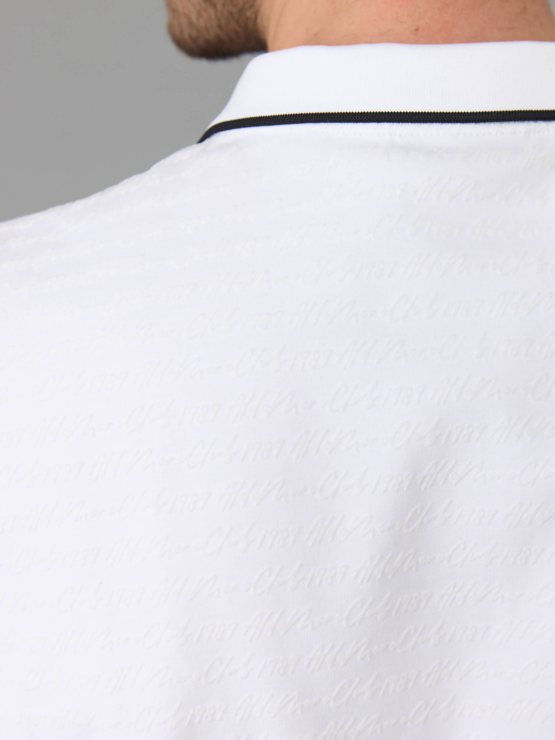 חולצת פולו אלדו מורו Zip & Strip גברים