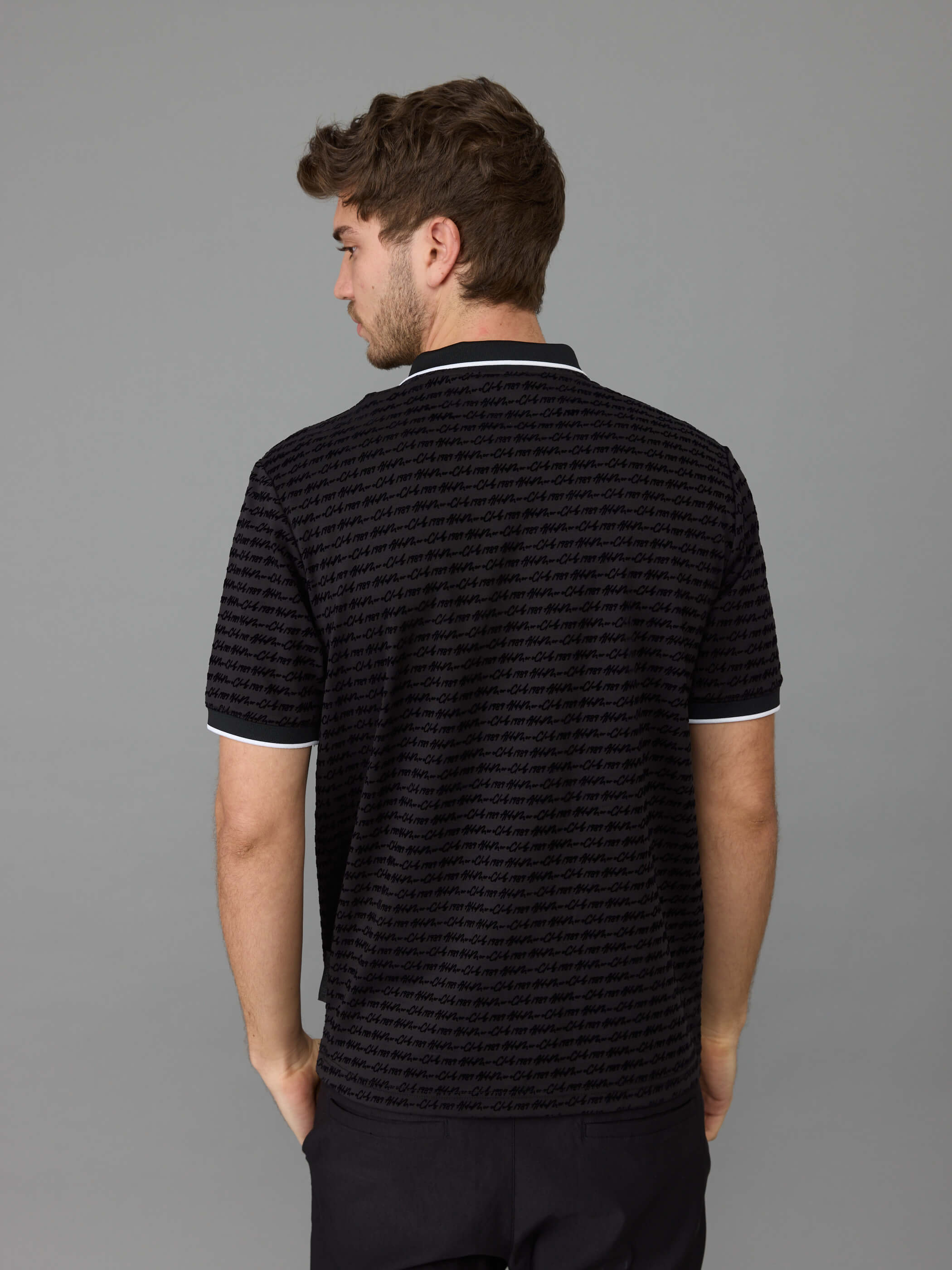 חולצת פולו אלדו מורו Zip & Strip גברים