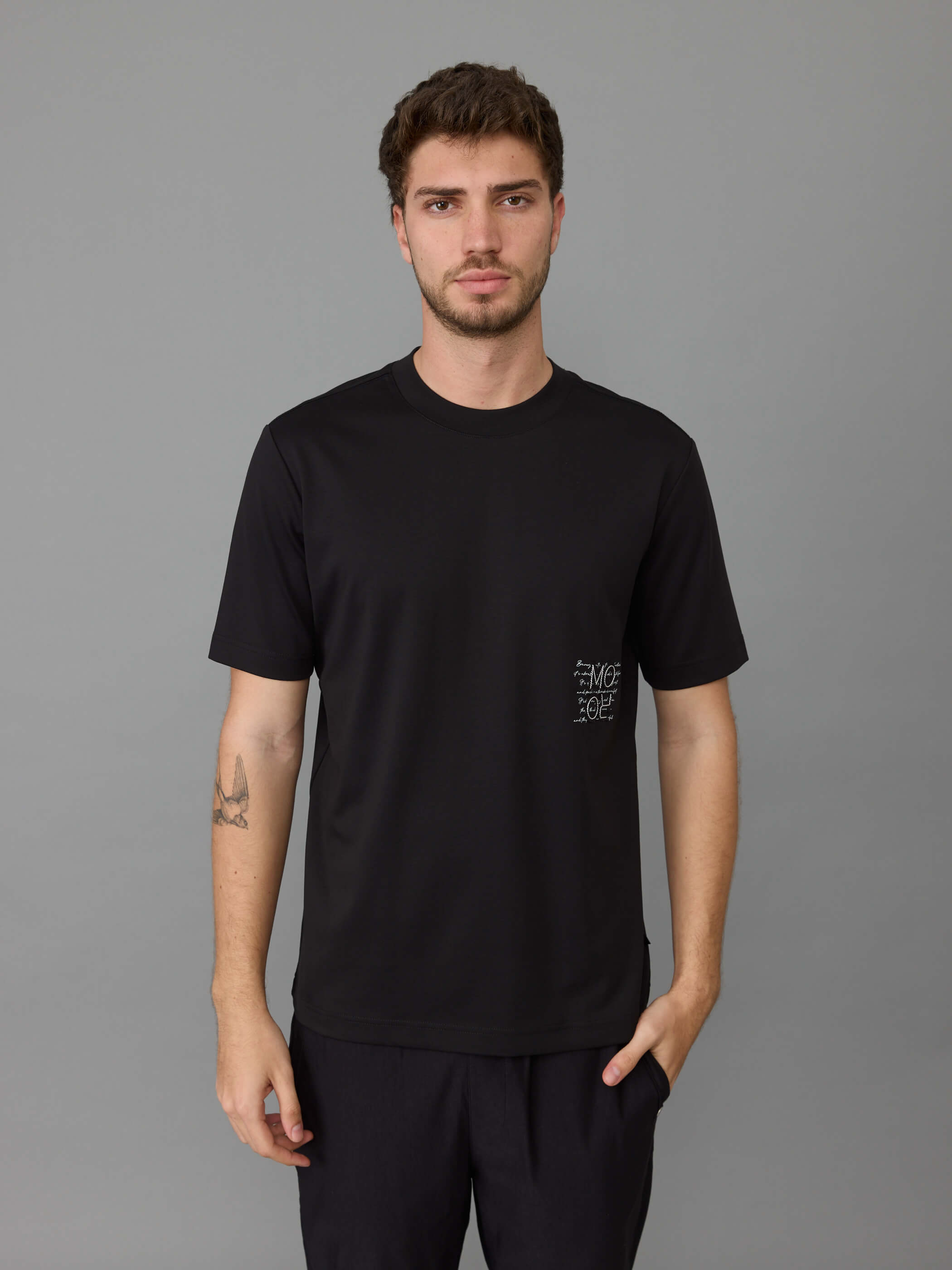 חולצת טישירט קצרה אלדו מורו Back Large Letters גברים