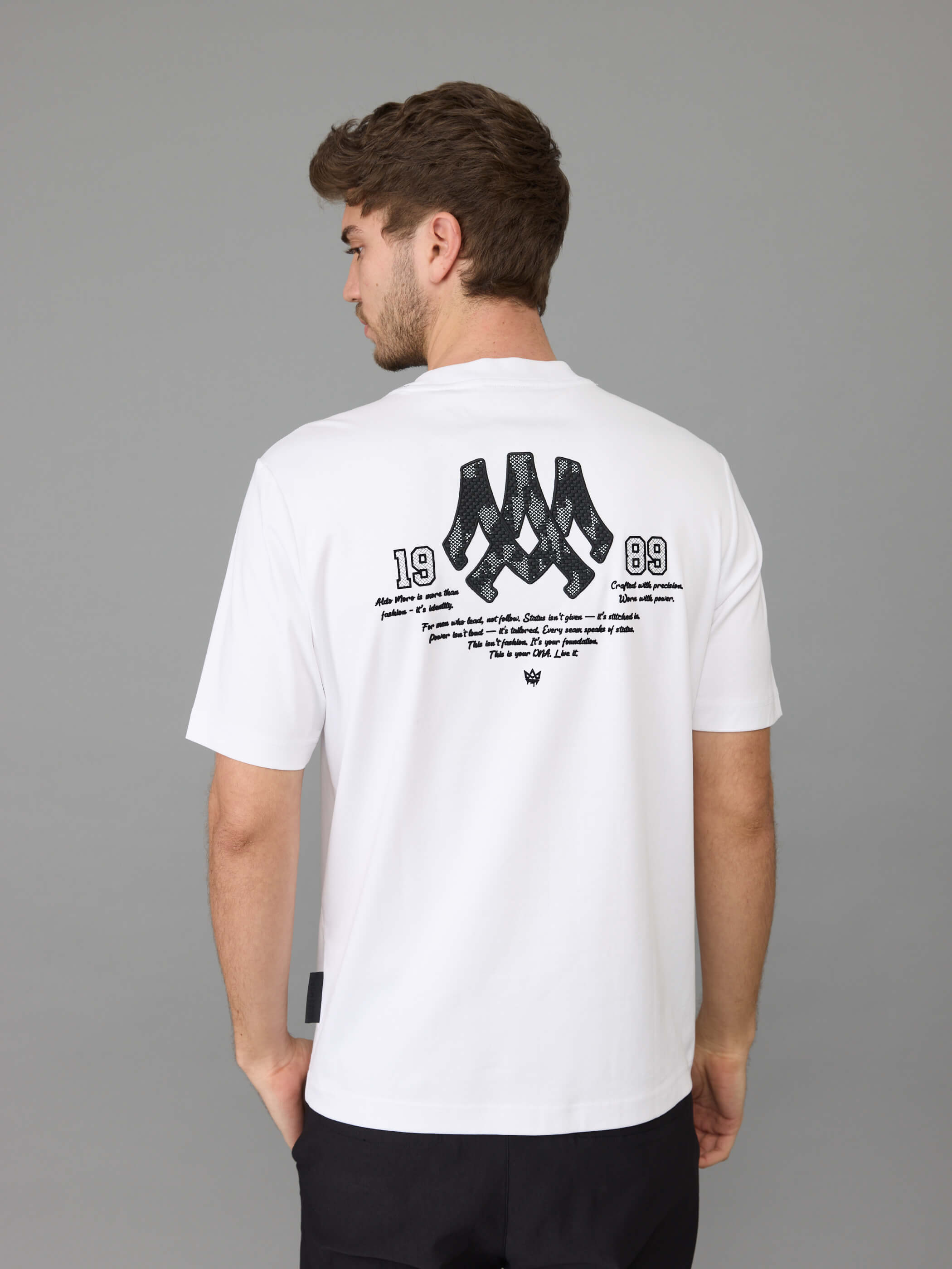 חולצת טישירט קצרה אלדו מורו Back Embroidery גברים