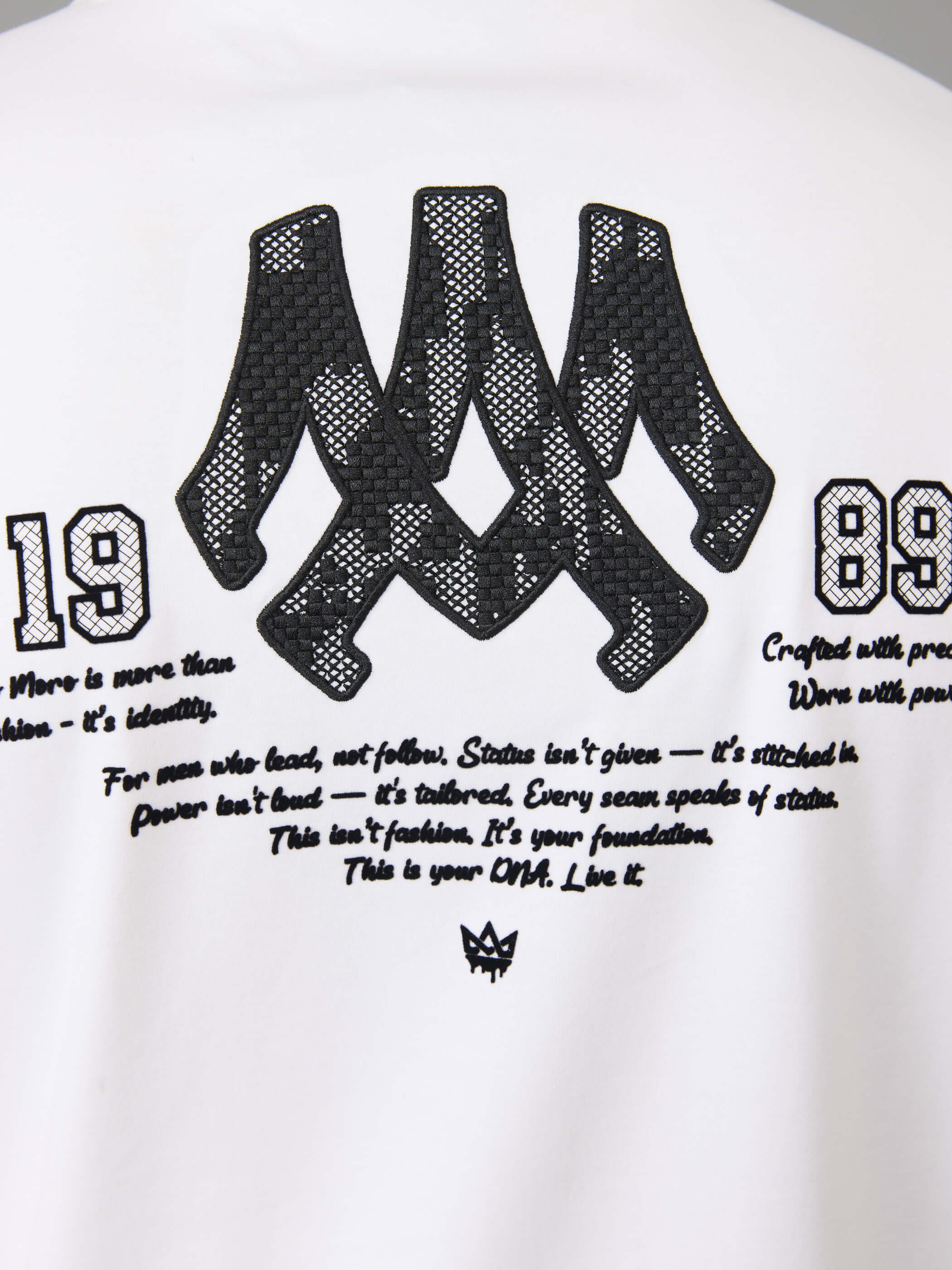 חולצת טישירט קצרה אלדו מורו Back Embroidery גברים