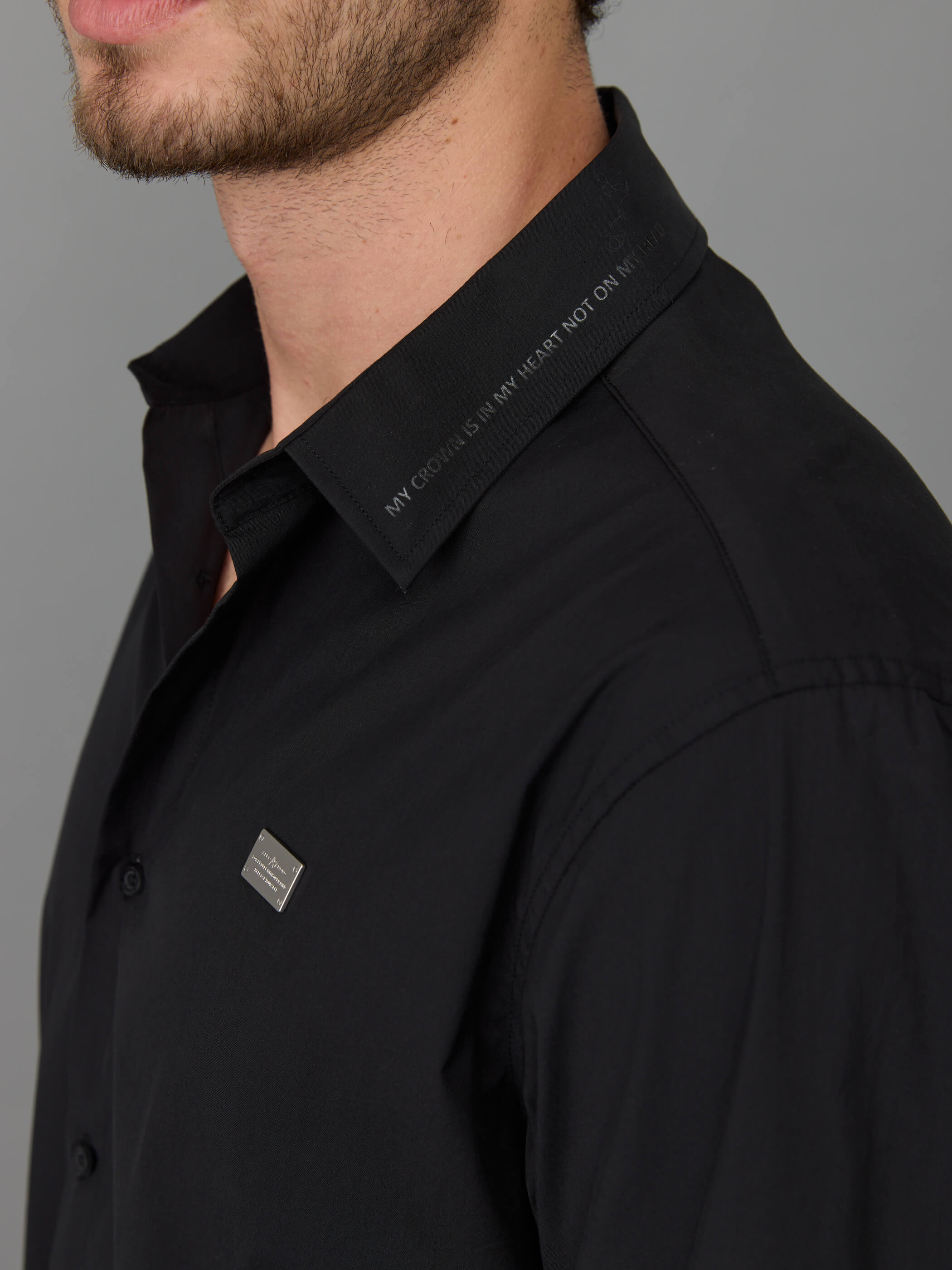 חולצה מכופתרת אלדו מורו Metal Plate גברים