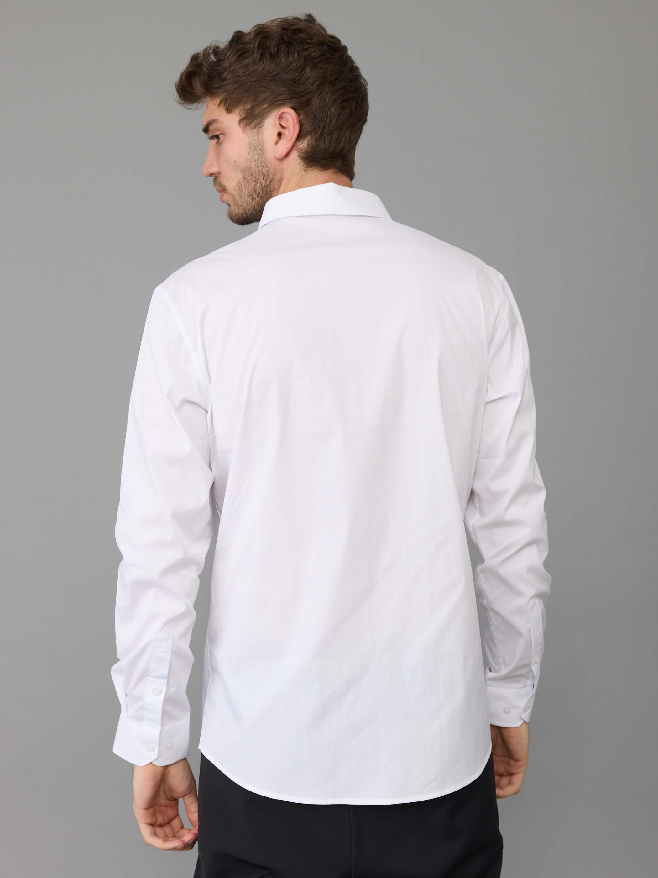 חולצה מכופתרת אלדו מורו Signature Embroidery גברים