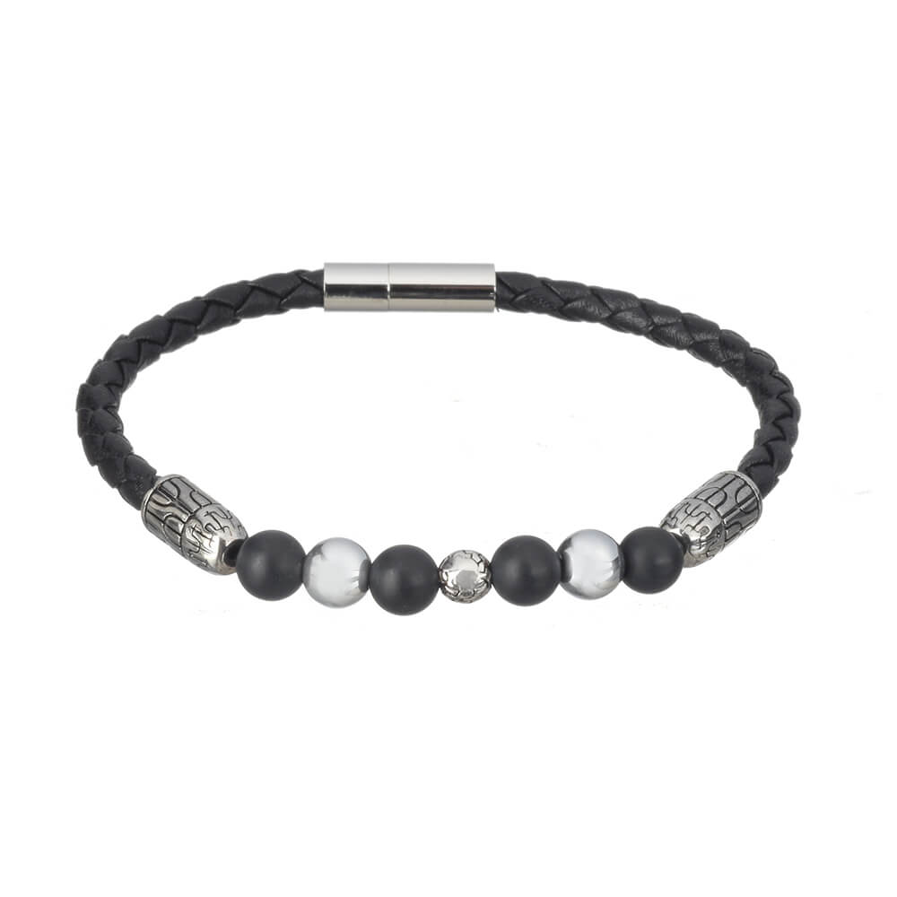 צמיד אלדו מורו דמוי פנינים פלדת אל חלד - am-AM21948-126-OS