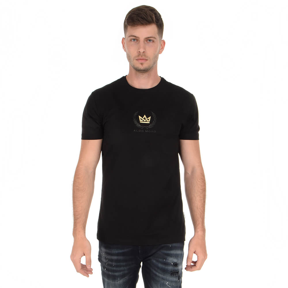 חולצת טישירט קצרה אלדו מורו כתר זהב גברים