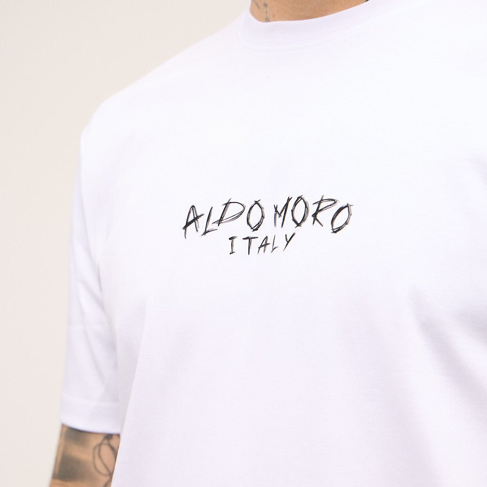 חולצת טישרט קצרה אלדו מורו Back Embroidered Crown גברים