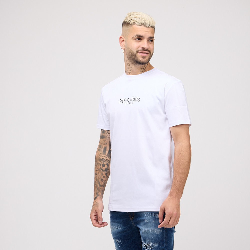 חולצת טישרט קצרה אלדו מורו Back Embroidered Crown גברים