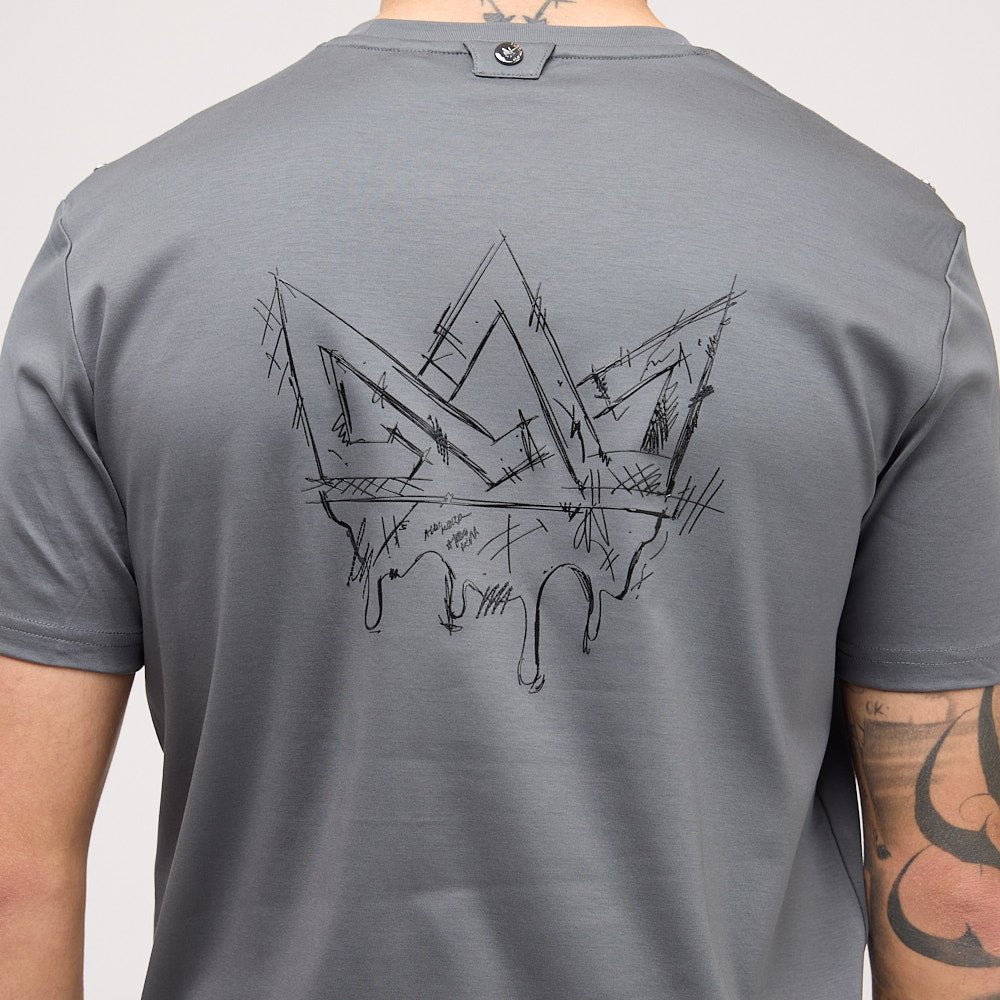 חולצת טישרט קצרה אלדו מורו Print Crown גברים