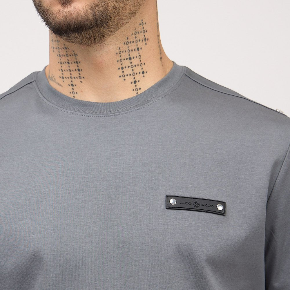 חולצת טישרט קצרה אלדו מורו Print Crown גברים