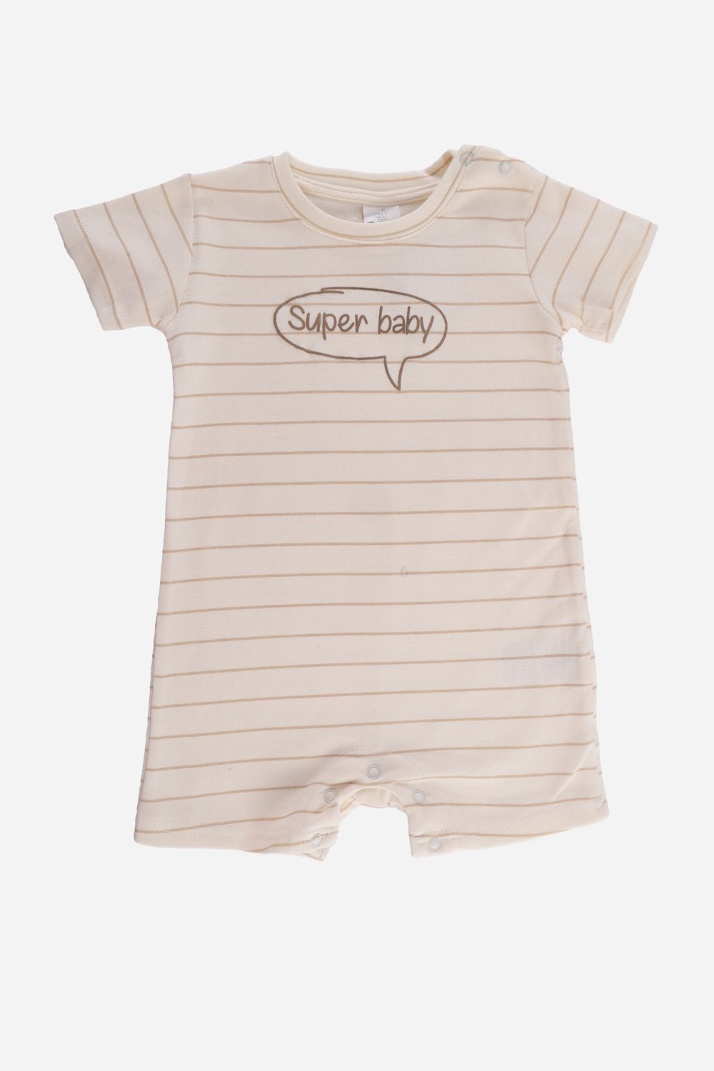 אוברול SUPER BABY בנים אוף וויט