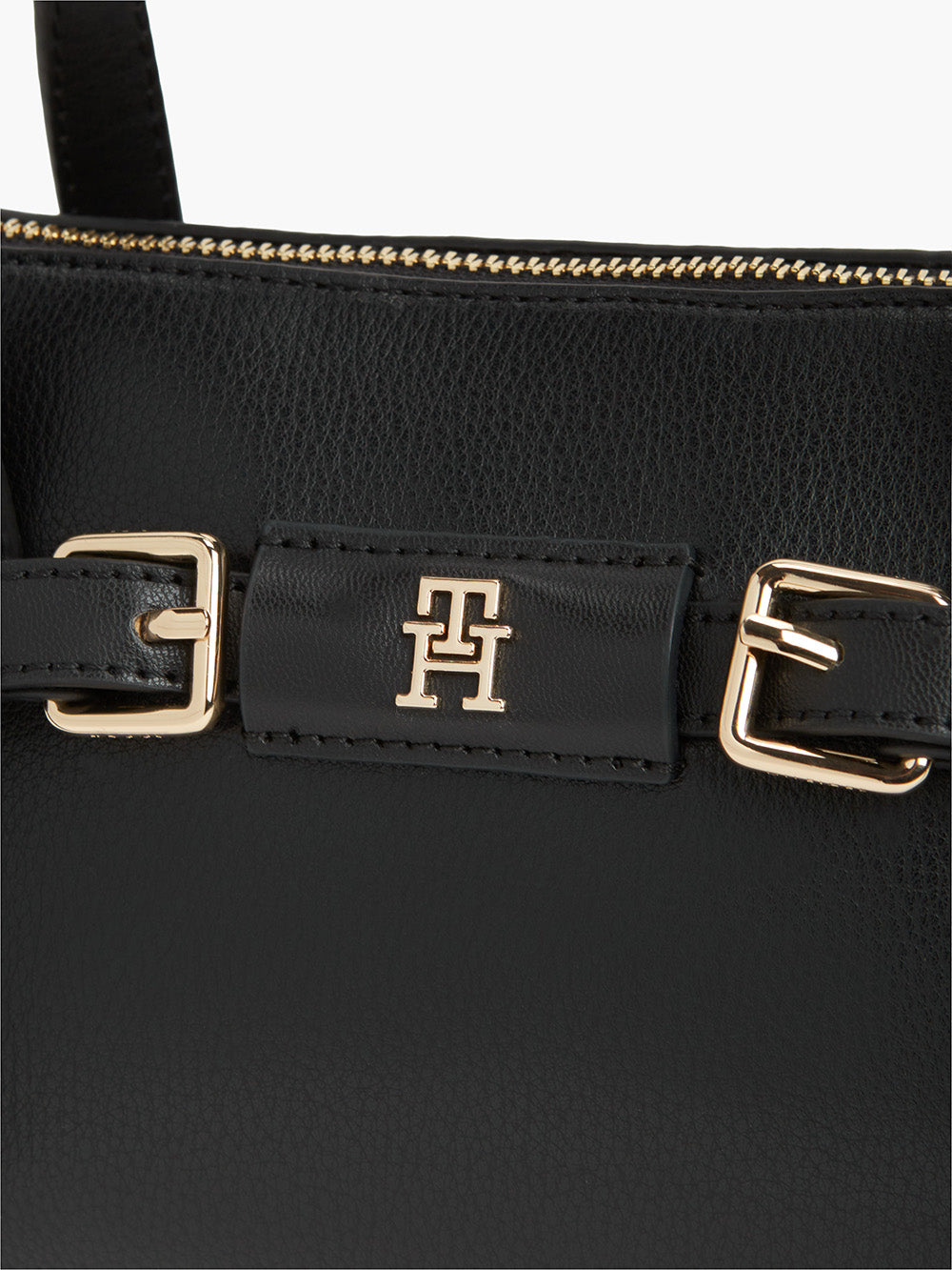 תיק טומי הילפיגר Buckle Strap Crossbody Tote נשים